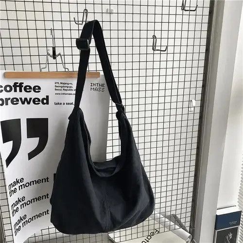 VIBE Large Capacity Canvas Crossbody Bag Size ONE SIZE - 5 Thumbnail