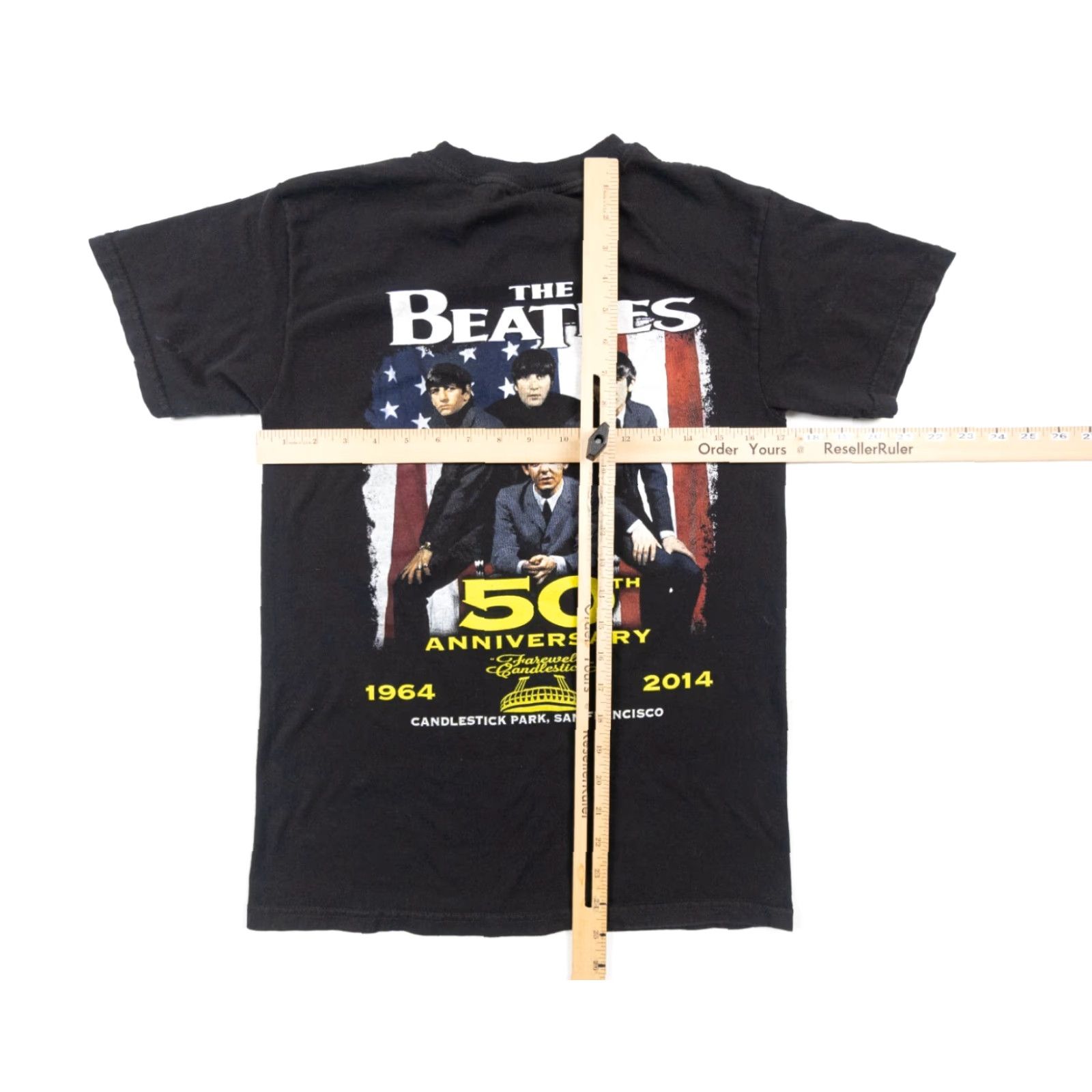 Vintage The Beatles Paul McCartney 2014 Concert Tour T-Shirt Adult Small Black Graphic Music Mens Size US S / EU 44-46 / 1 - 6 Thumbnail