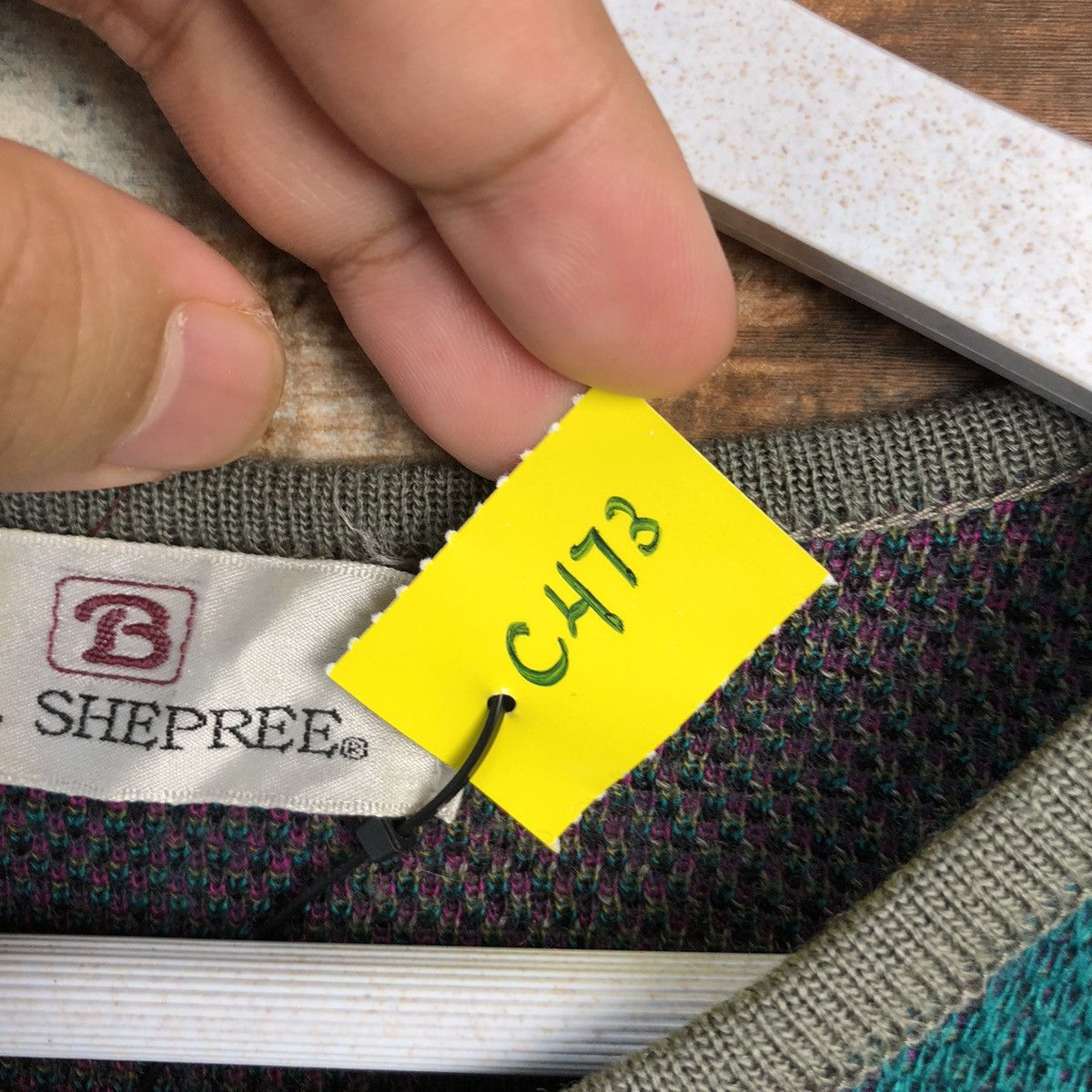 Japanese Brand DL Bel Shepree vintage art Gray Knitwear sweatshirt #C473 Size M / US 6-8 / IT 42-44 - 11 Thumbnail