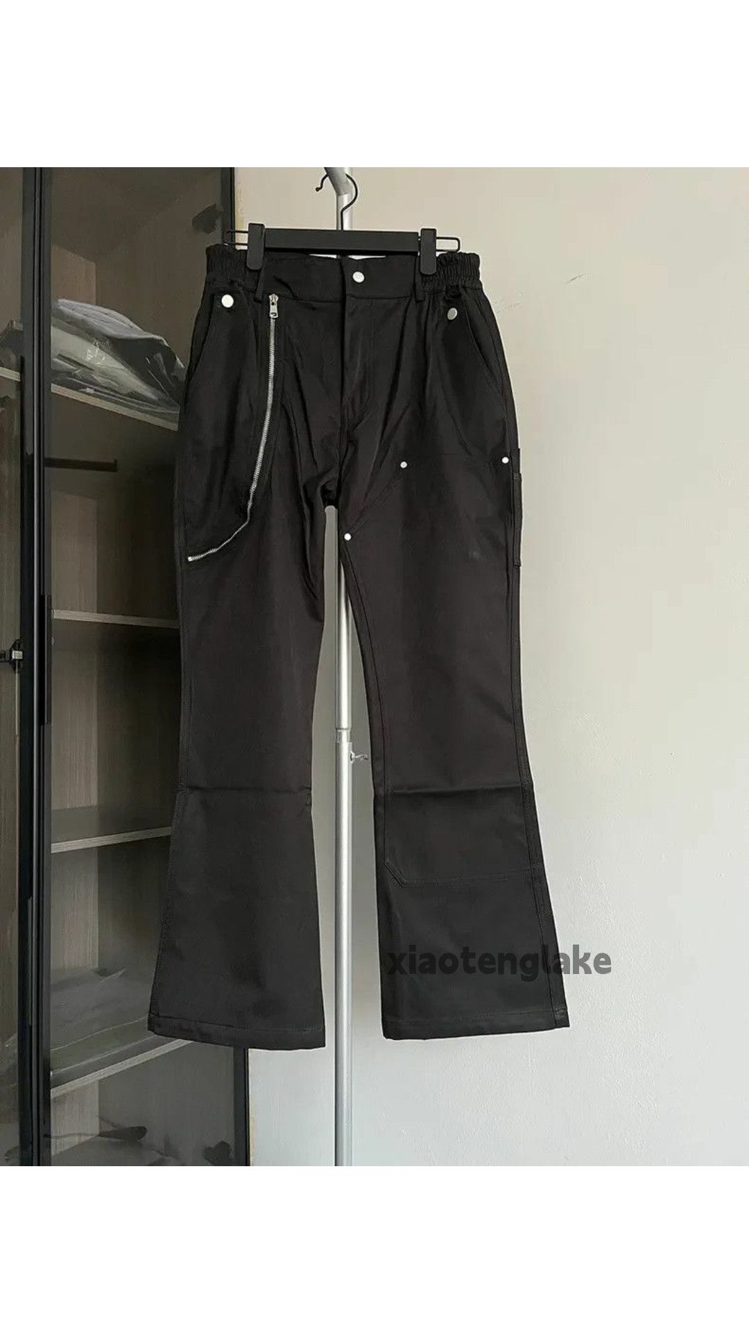 Designer × Japanese Brand × Vintage zipper utility skate punk grunge flared pants Size US 32 / EU 48 - 8 Thumbnail