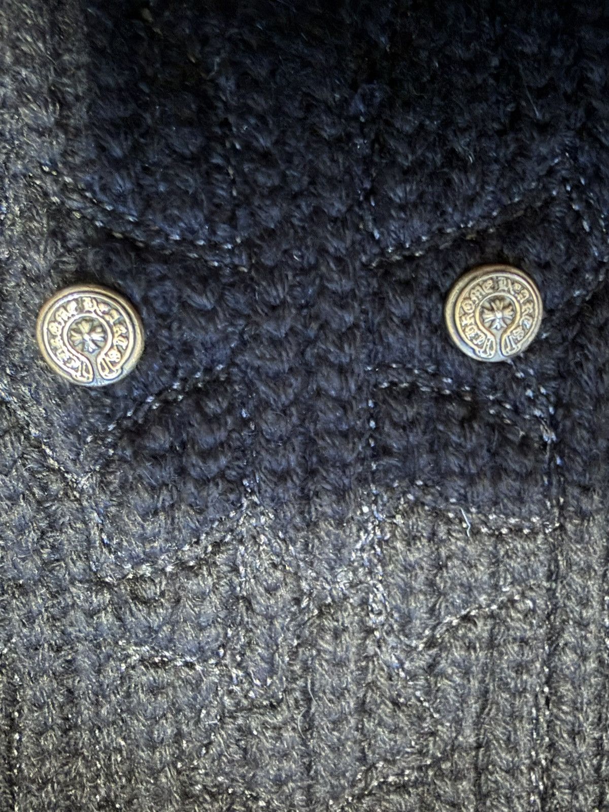 Chrome Hearts Chrome Hearts Cashmere Triple Cross Crewneck Size US L / EU 52-54 / 3 - 7 Thumbnail
