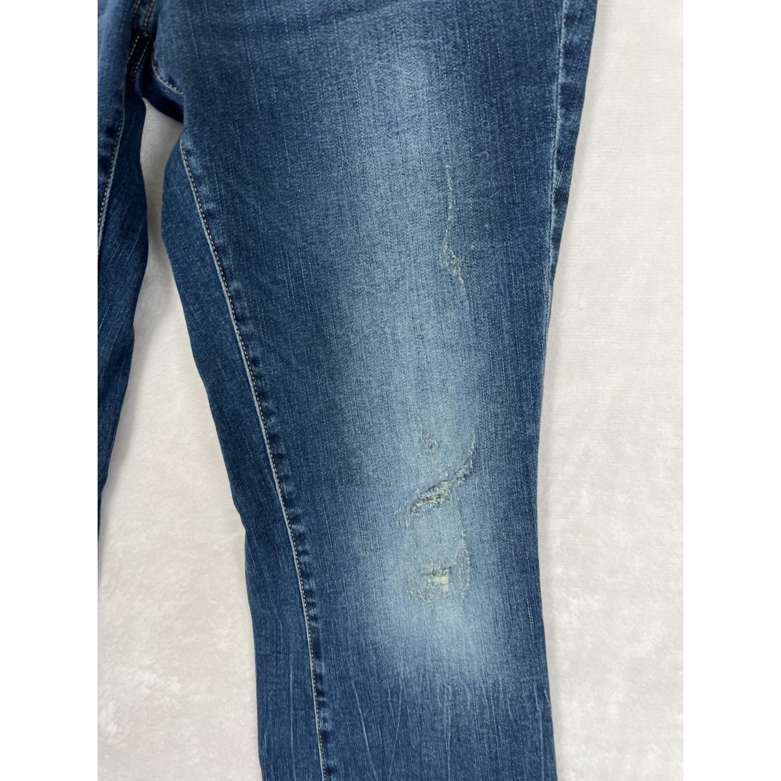 Mossimo Vintage Mossimo Supply Co Women's Denim Jeans Mid Rise Flare Size 30" / US 8 / IT 44 - 2 Thumbnail