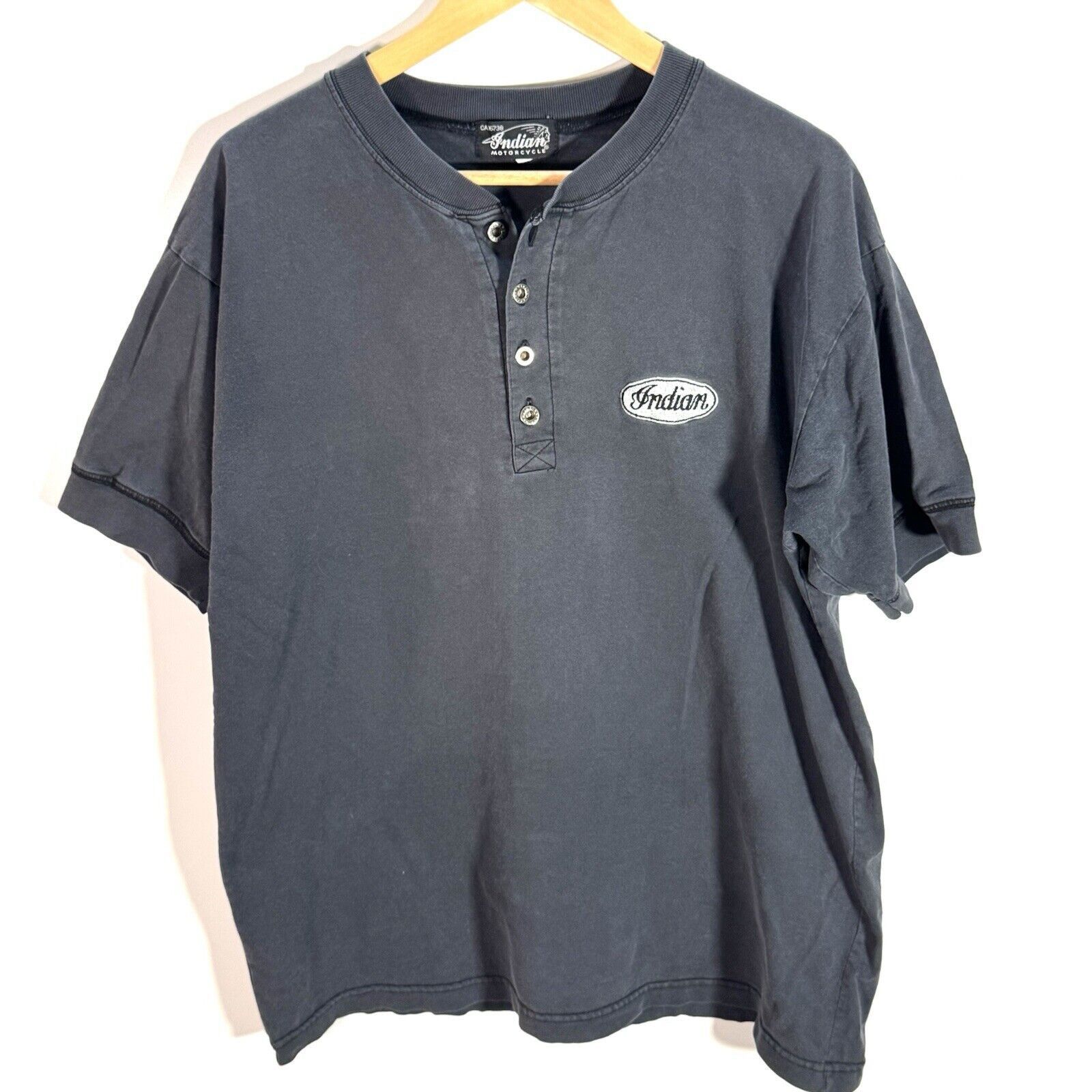 Indian Motorcycle VTG 1990’s Indian Motorcycle Quarter Button Up T-shirt XL Size US L / EU 52-54 / 3 - 1 Thumbnail