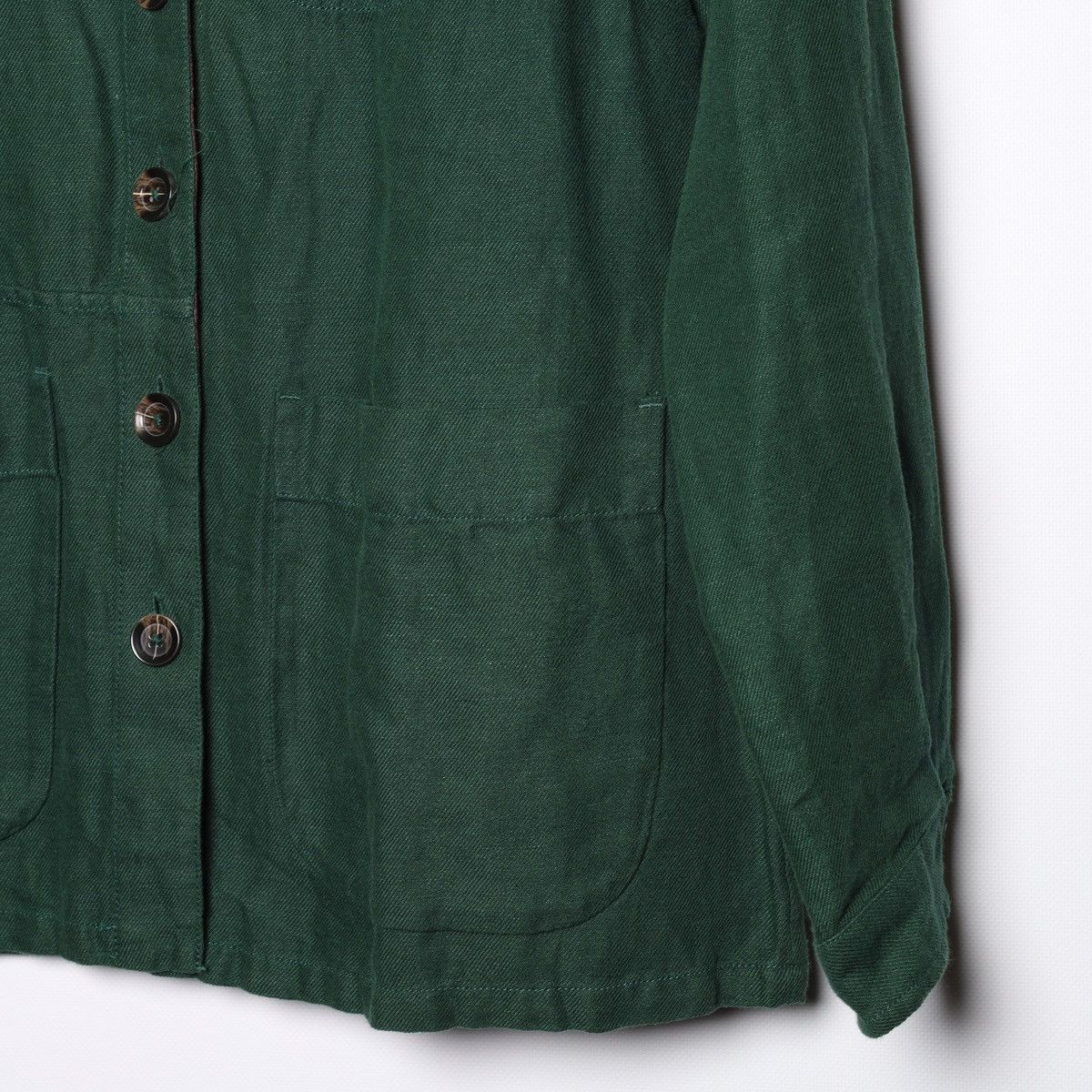 Gudrun Sjoden Gudrun Sjoden Linen Cotton Green Shirt Size S / US 4 / IT 40 - 12 Thumbnail