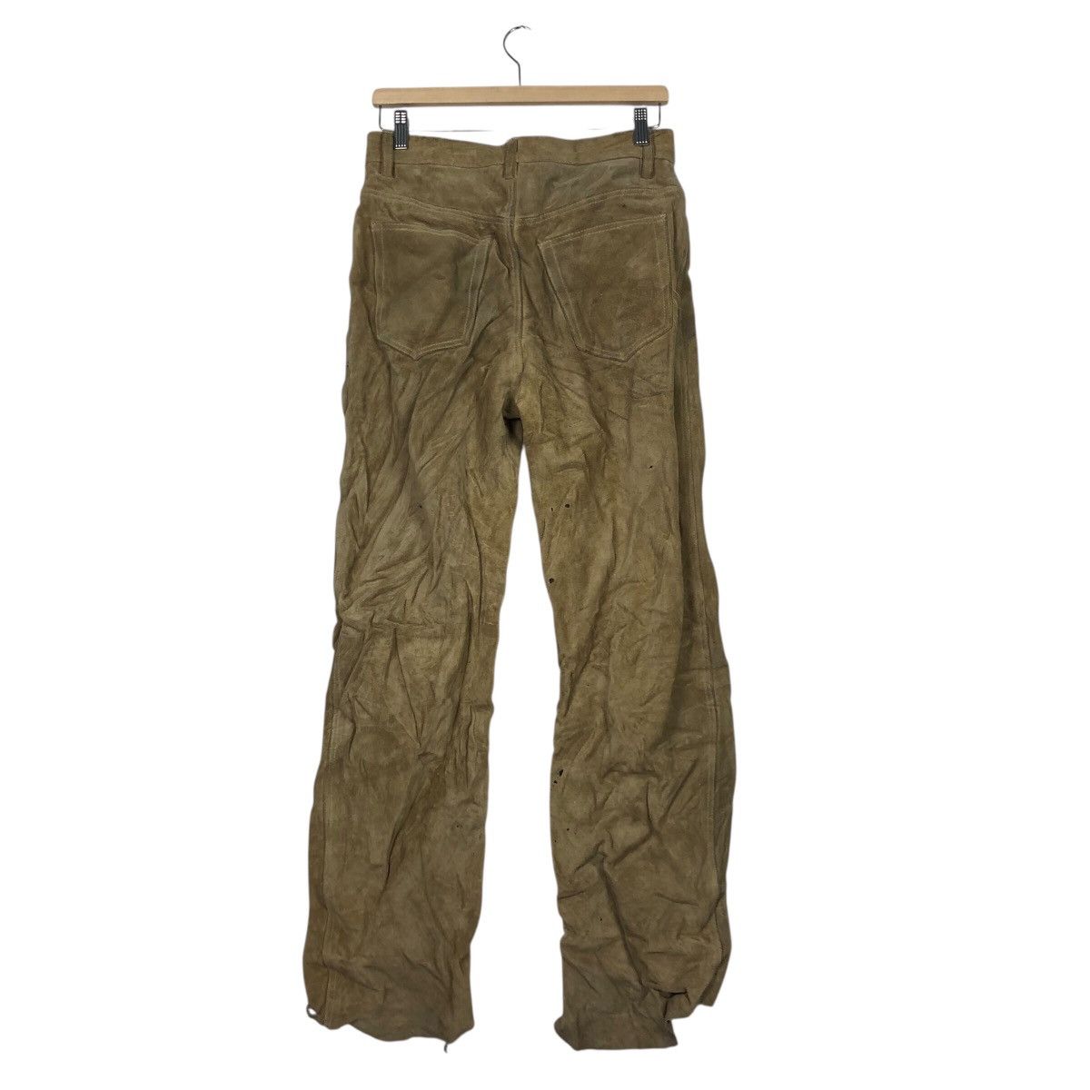 Japanese Brand 📌Vintage Biker Genuine Leather Pants Portugal Issey Miyake Size US 30 / EU 46 - 9 Thumbnail
