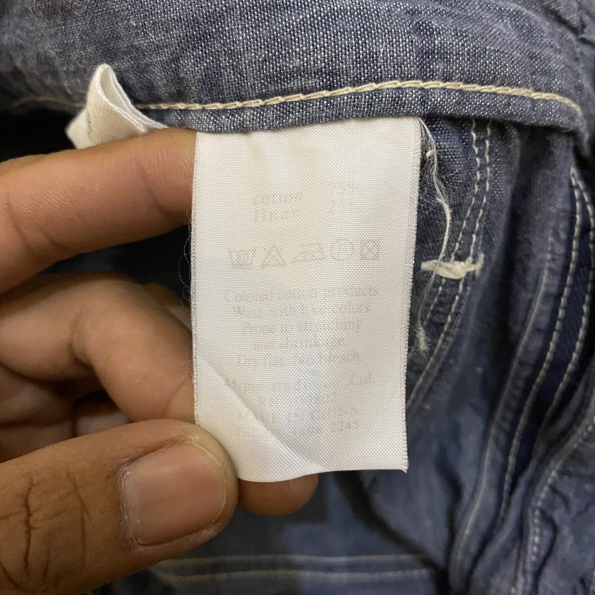 45rpm 2000s 45rpm Drawstring Linen Blue Short Pants Size US 29 - 13 Thumbnail
