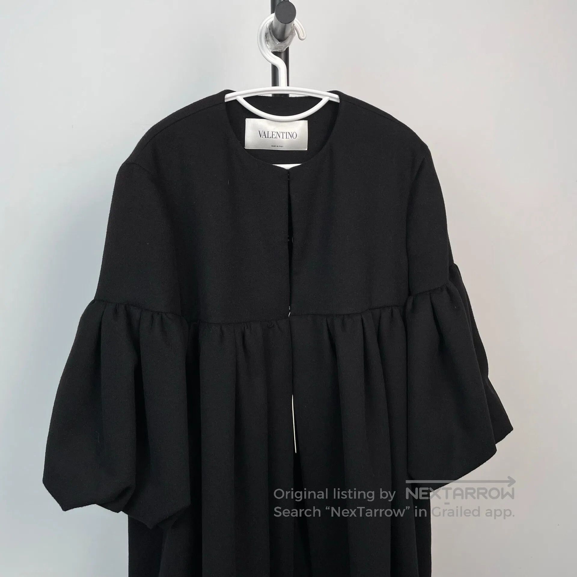 Valentino Valentino Black Doll-style Three-dimensional Puff Sleeve W Size M / US 6-8 / IT 42-44 - 3 Thumbnail