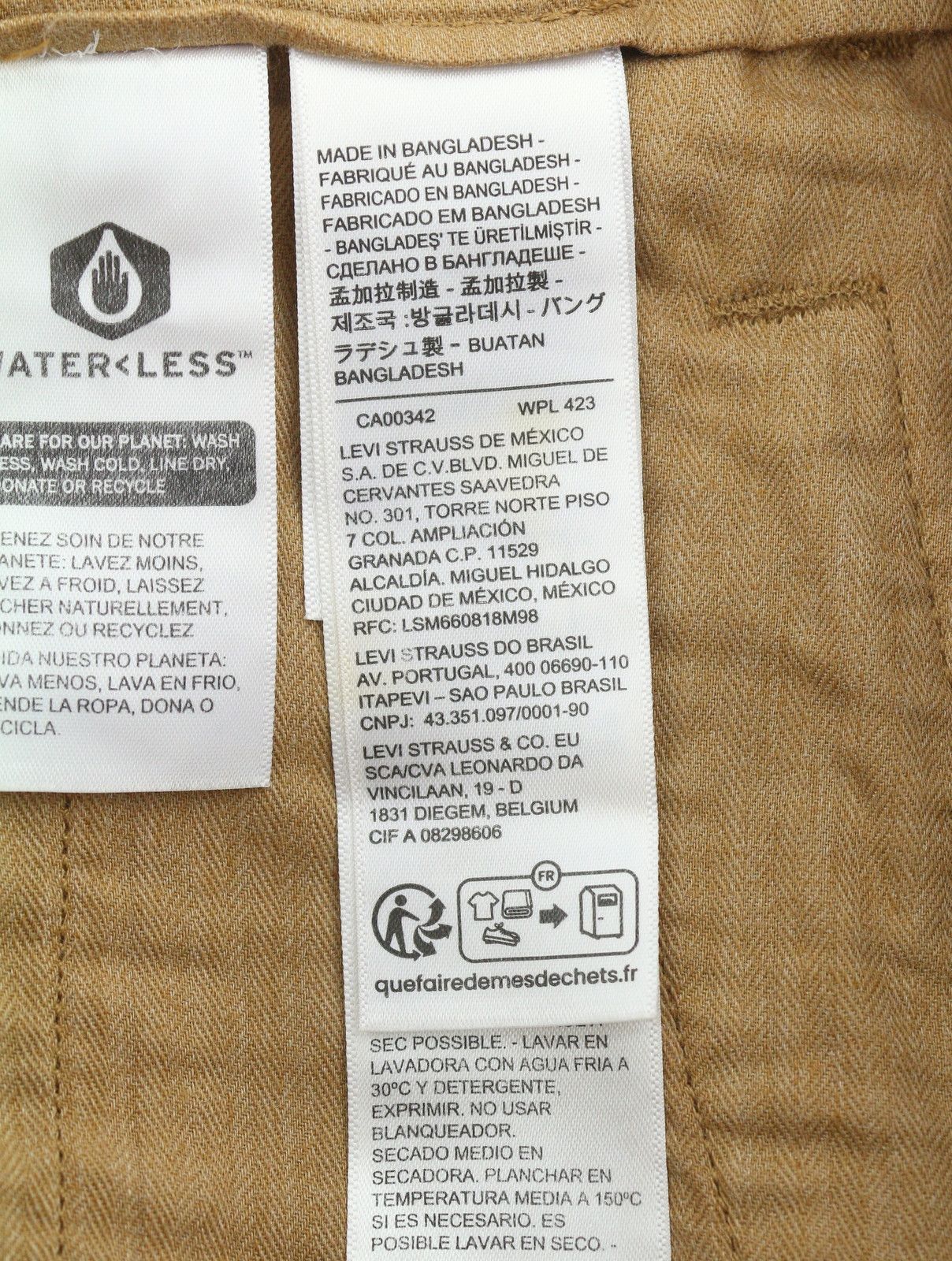 Levi's XX CHINO W29/L32 Brown Corduroy Taper Pants 87049 Size US 29 - 8 Thumbnail