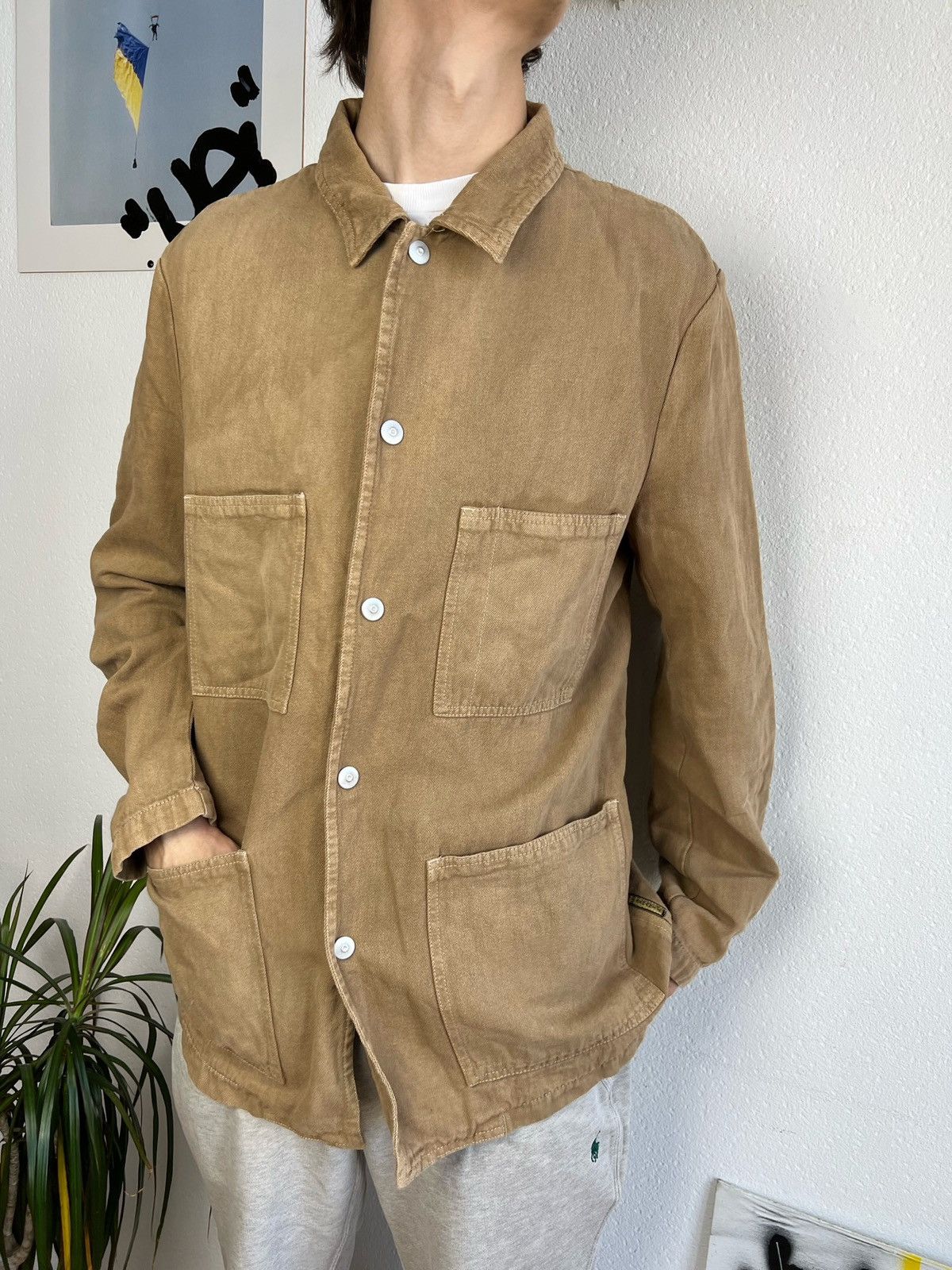 Armani VTG Y2k Rare Armani Jeans Heavyweight Denim Jacket M-L Size US M / EU 48-50 / 2 - 10 Thumbnail