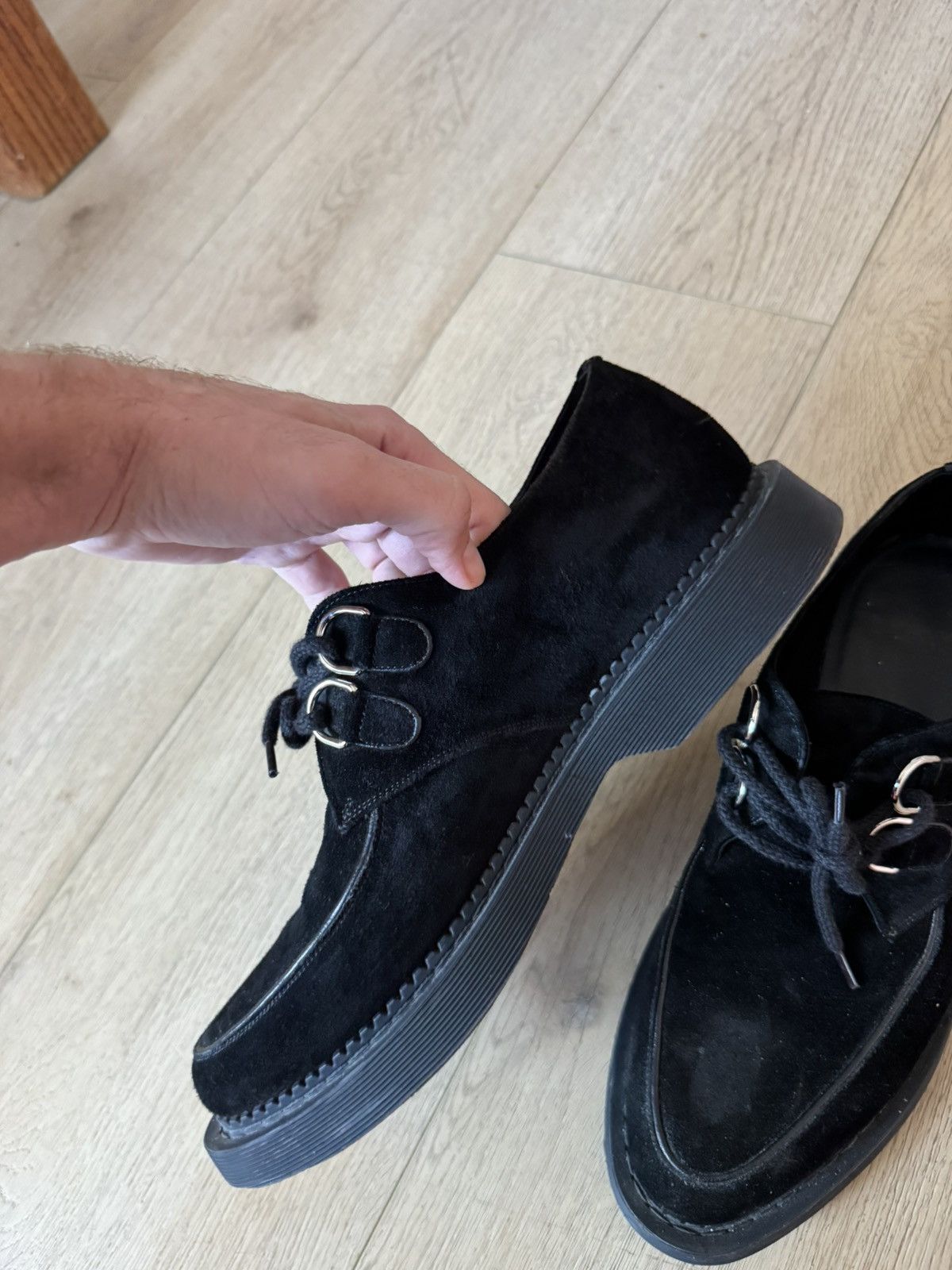Saint Laurent Paris Suede Teddy Derbys 44 Size US 11 / EU 44 - 4 Thumbnail