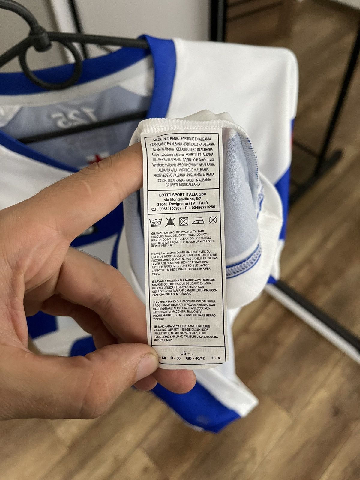 Lotto Sport 2011/2012 Queens Park Rangers Lotto Soccer Jersey T-Shirt Size US L / EU 52-54 / 3 - 12 Thumbnail