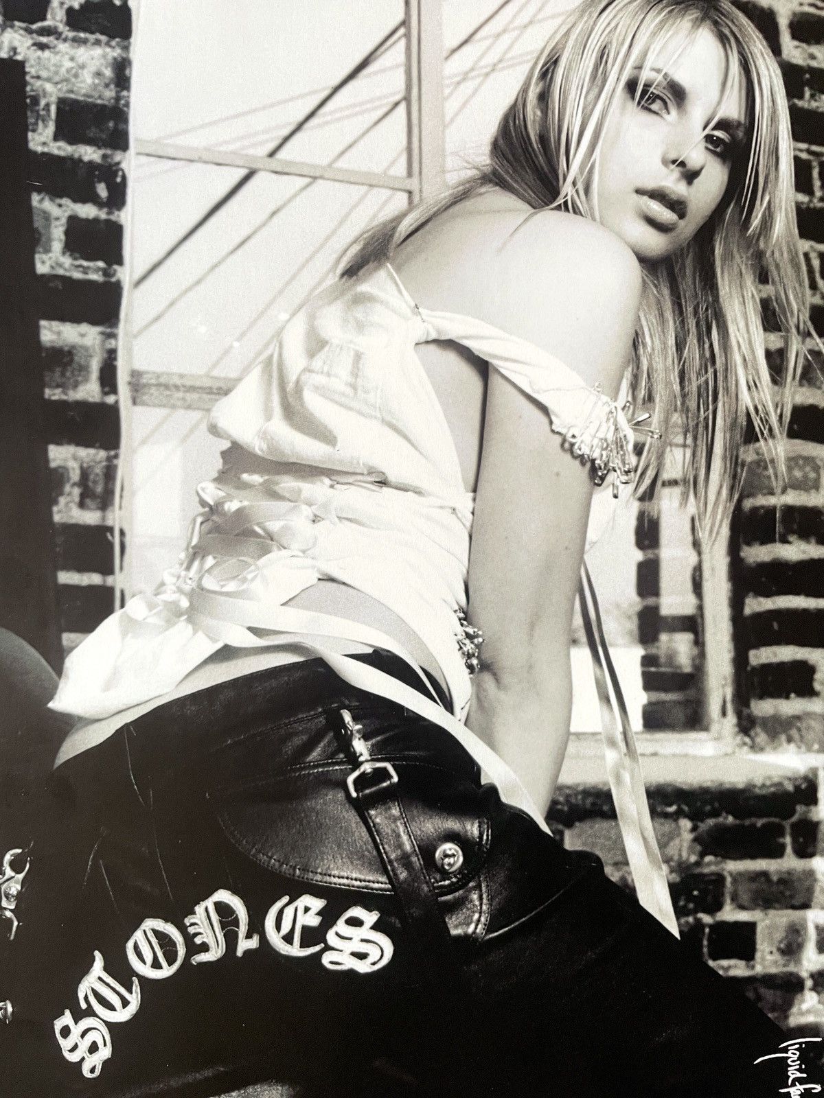 Chrome Hearts × Vintage Chrome Hearts close up stones 8x11 magazine cutout Poster Size ONE SIZE - 2 Thumbnail