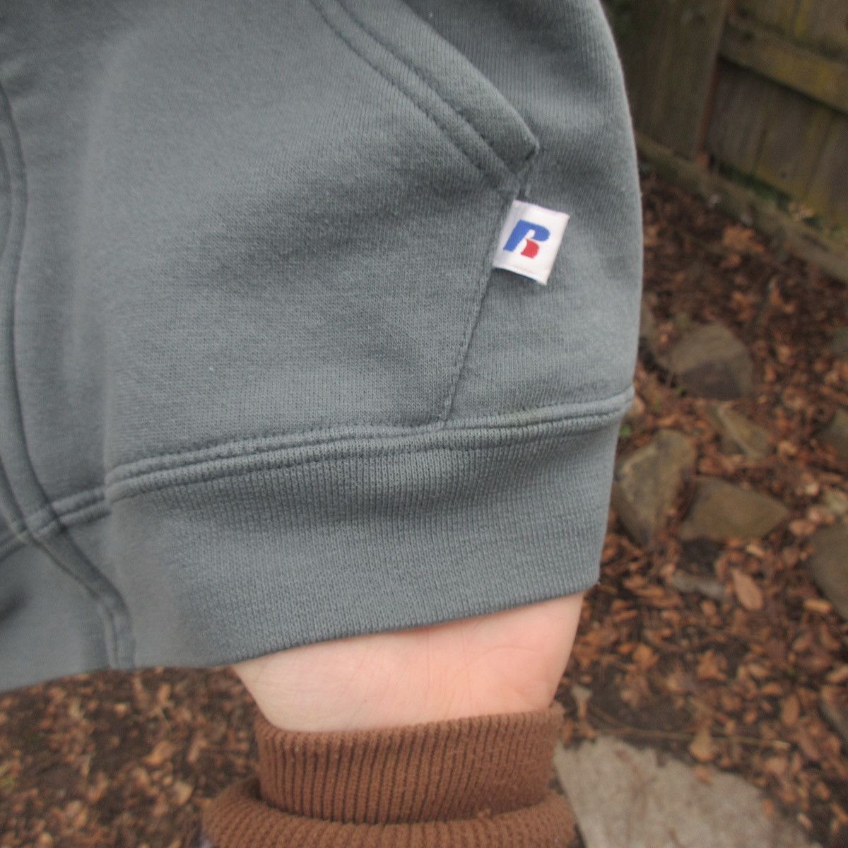 Other Vintage Russell Athletic Full Zip Hoodie Sage Green X Large Size US XL / EU 56 / 4 - 1 Thumbnail