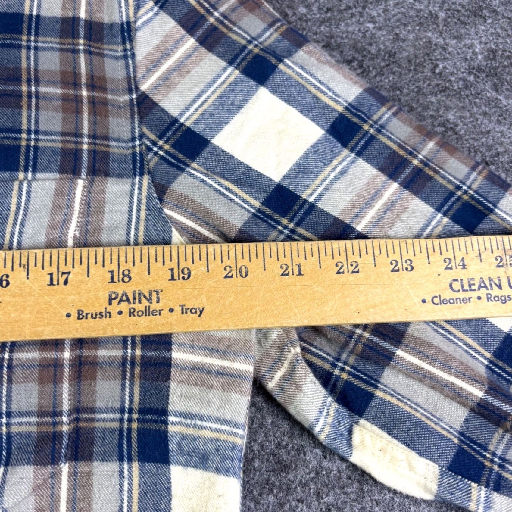 Vintage VINTAGE LL Bean Mens Flannel Shirt Plaid Cotton Button-Up Size US S / EU 44-46 / 1 - 3 Thumbnail