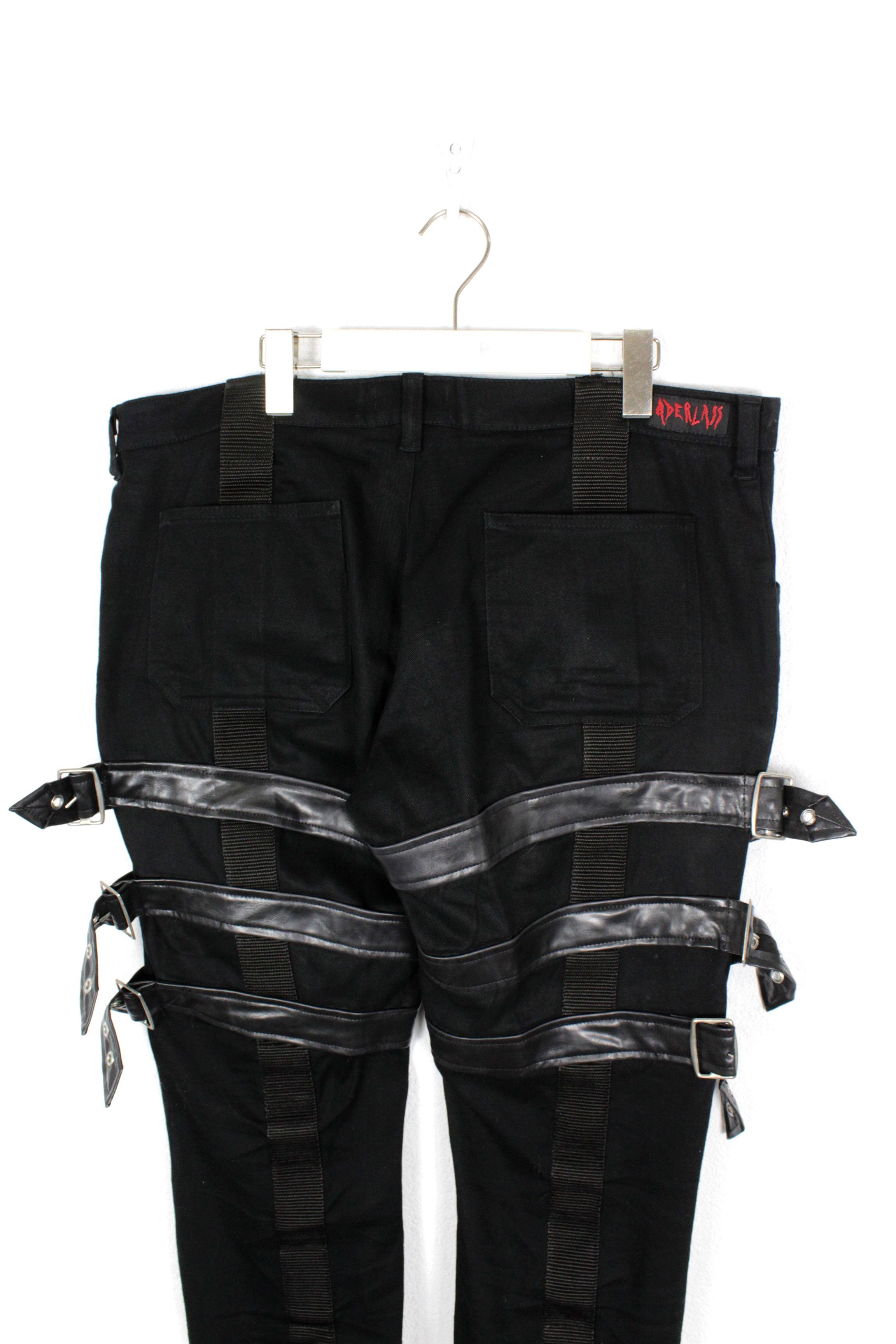 Japanese Brand Y2K Aderlass Baggy Parachute Bondage Gothic Pants CYber Size US 36 / EU 52 - 7 Thumbnail