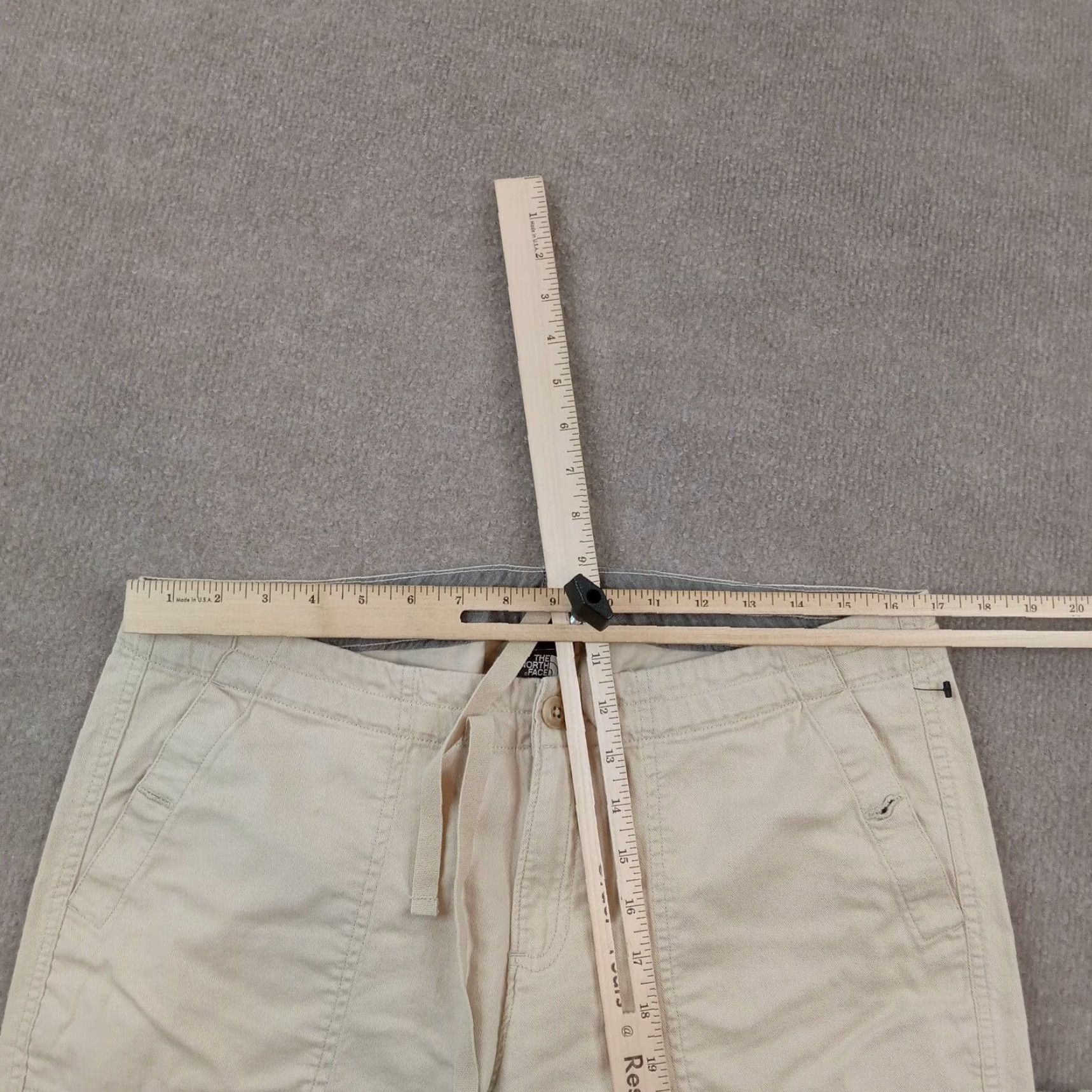 The North Face The North Face Womens Hiking Pants 12 Beige Khaki Drawstring Pockets Size 34" / US 12 / IT 48 - 4 Thumbnail
