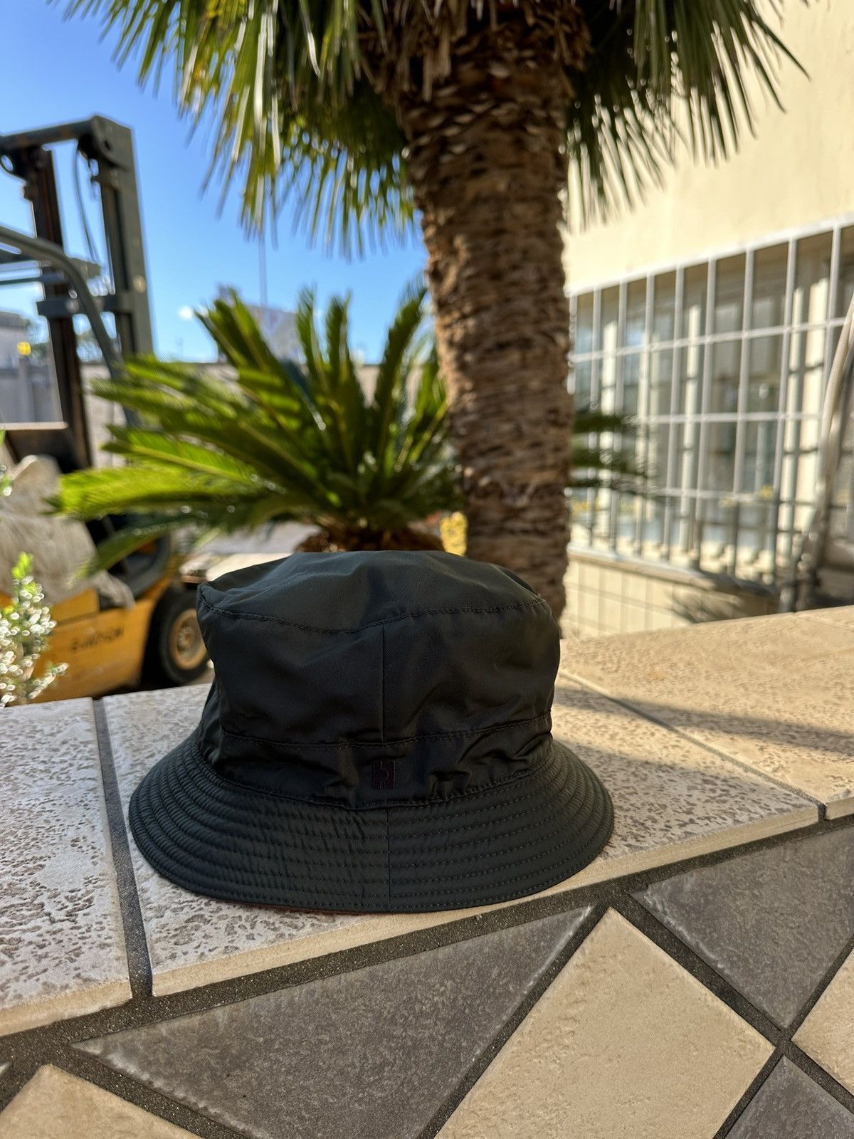 Hermes Hermes Dark Olive Panama Hat Nylon 58 size Size ONE SIZE - 2 Thumbnail