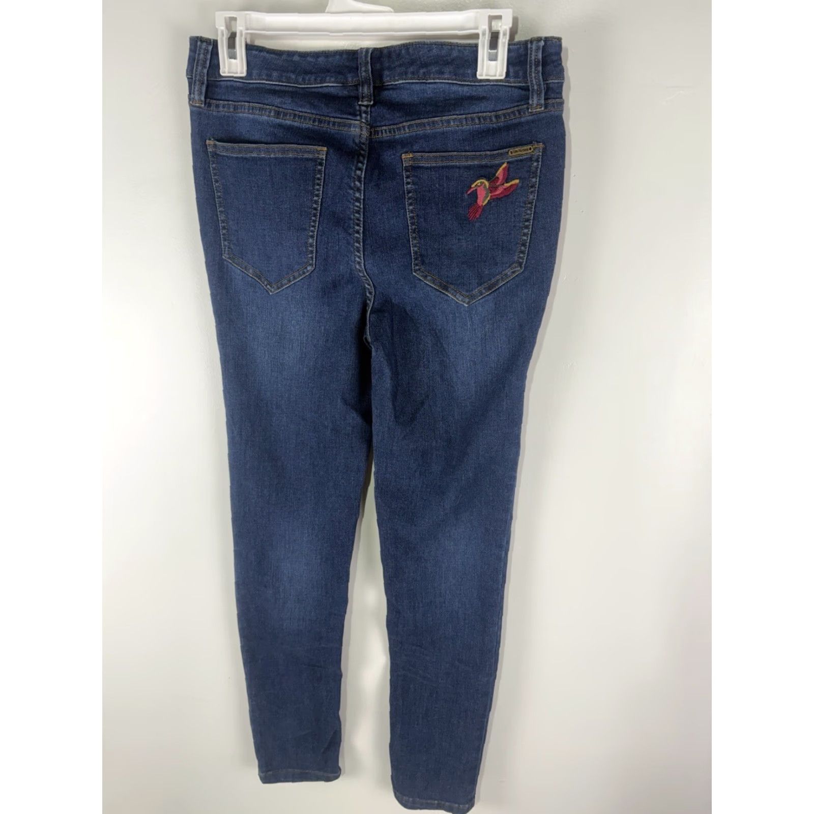 Vintage Matilda Jane Dk Wash W-Whiskers Skinny Jeans Womens Size 8 Hummingbird Size 30" / US 8 / IT 44 - 6 Thumbnail