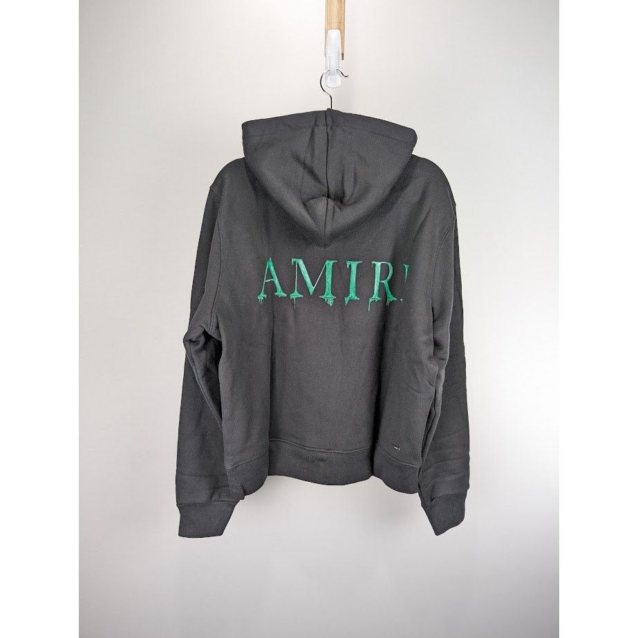 Amiri o1rshd1 Watercolor MA Hoodie in Black/Green M Size US M / EU 48-50 / 2 - 11 Thumbnail