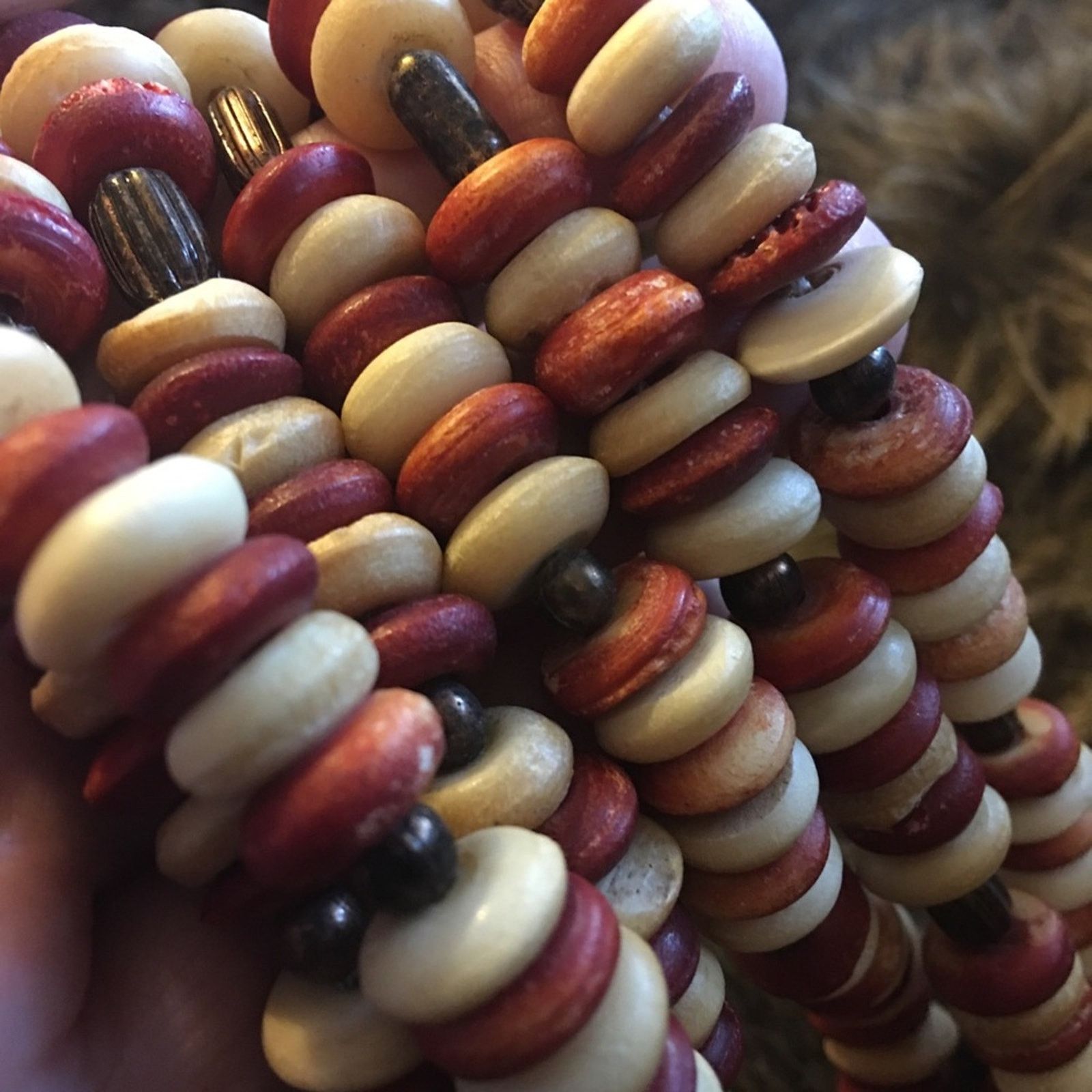 Vintage Vintage multi strand tribal look necklace Size ONE SIZE - 7 Thumbnail