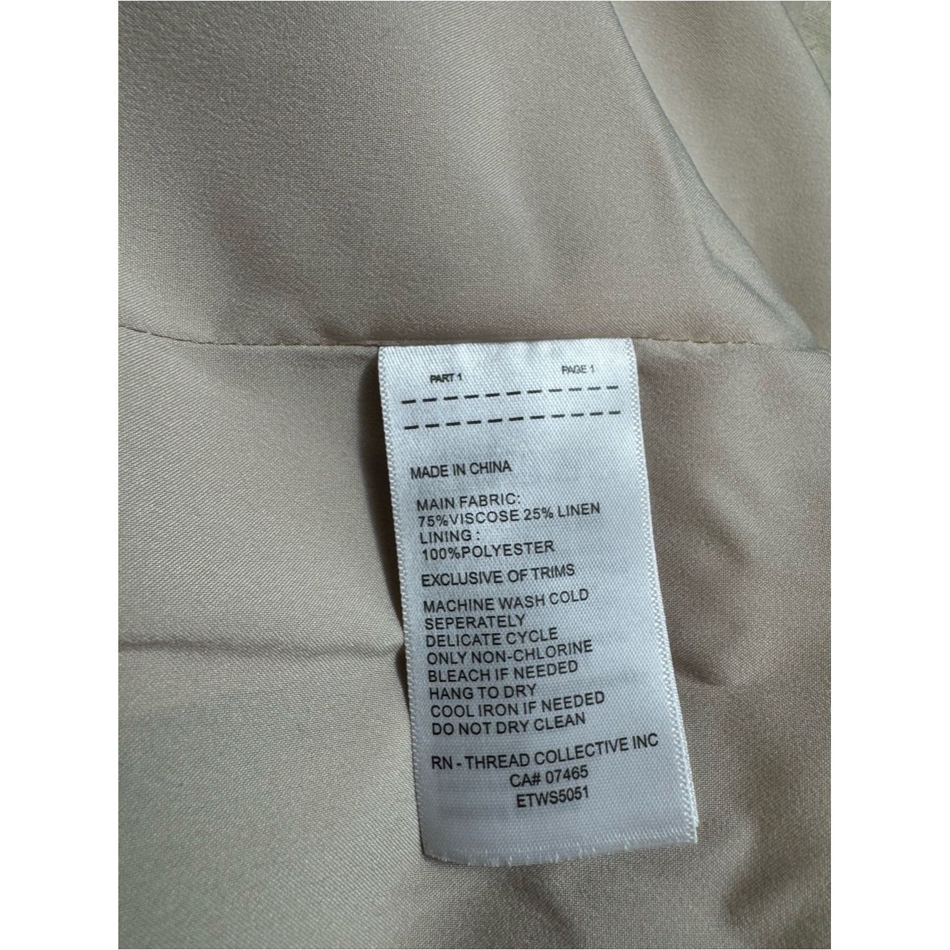 Ellen Tracy NWT New $179 Ellen Tracy Tailored Linen-Blend Blazer Size X Size XS / US 0-2 / IT 36-38 - 7 Thumbnail