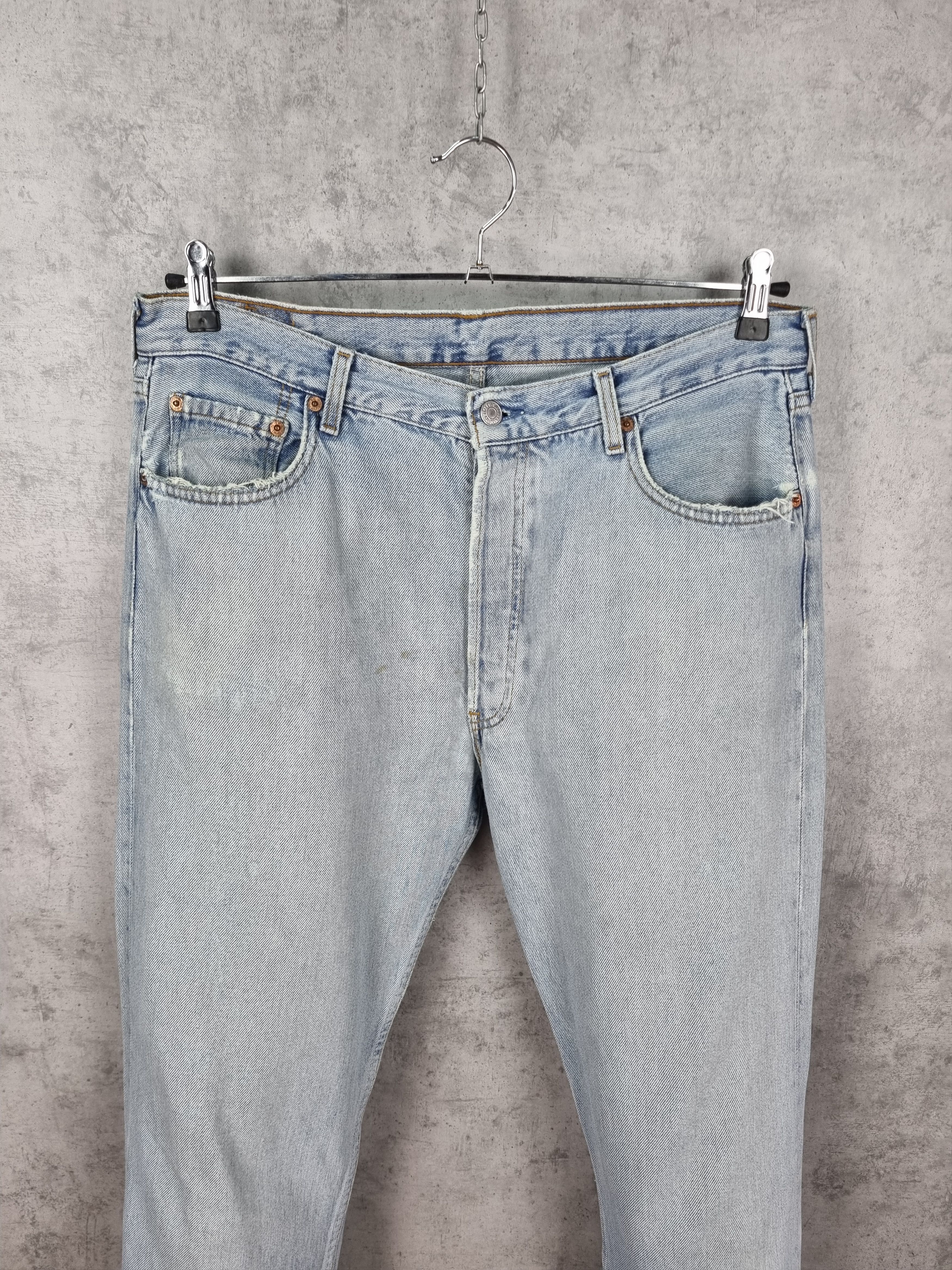Levi's × Levi's Vintage Clothing × Vintage 1994 Vintage LEVIS 501 Dirty Distressed Jeans made in France Size US 33 - 5 Thumbnail