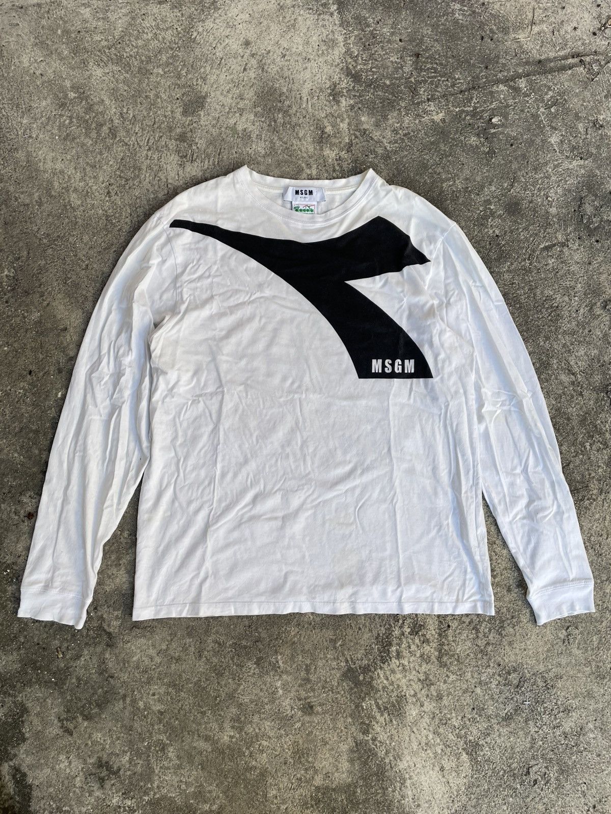 MSGM Diadora Collab MSGM long sleeve Size US L / EU 52-54 / 3 - 1 Thumbnail