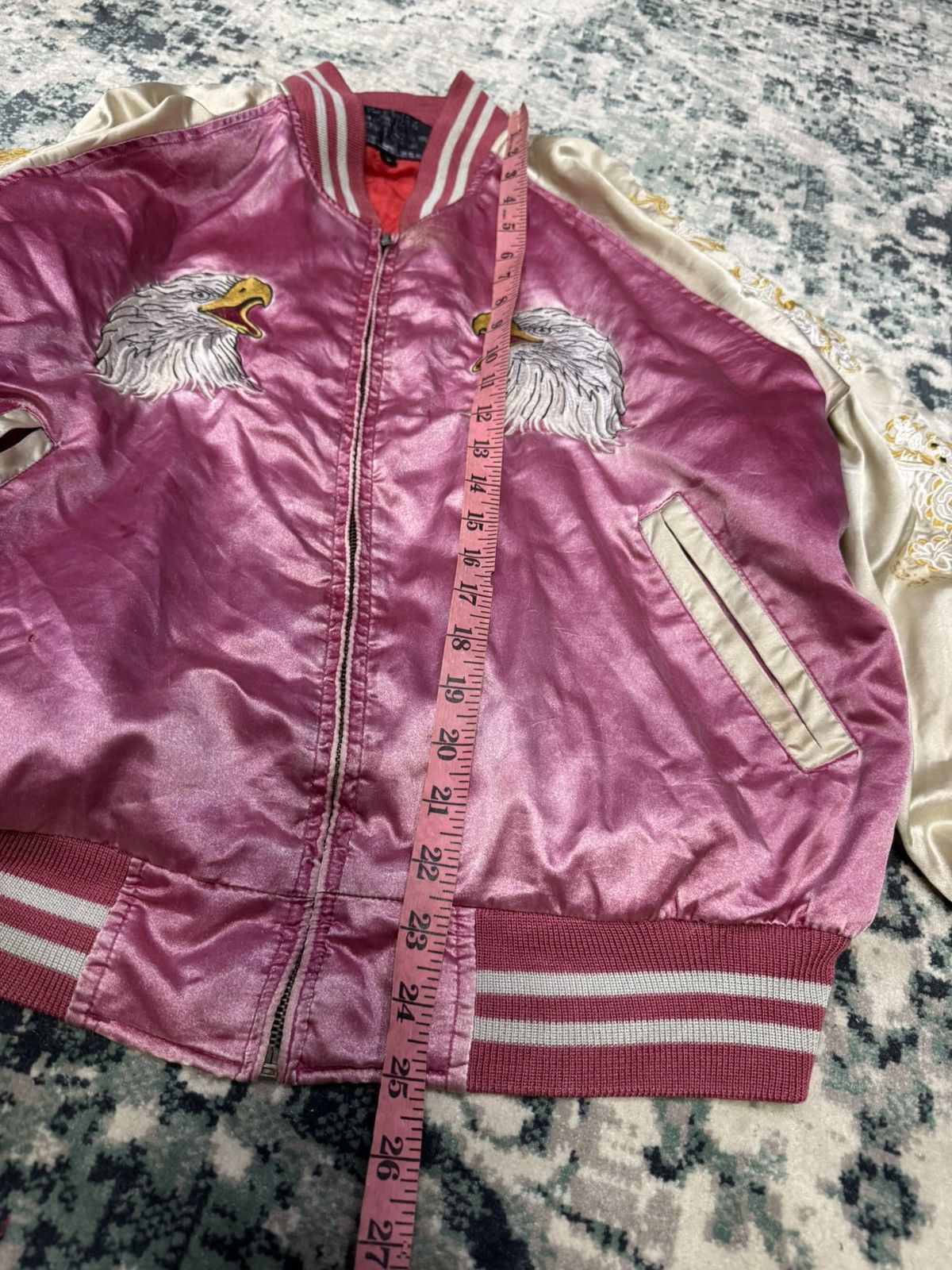 Japanese Brand VINTAGE JUNGLE STORM SUKAJAN DRAGON JACKET 3G0012 Size US L / EU 52-54 / 3 - 3 Thumbnail