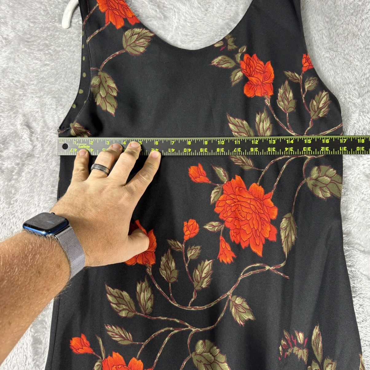 Mary McFadden Floral Maxi Dress