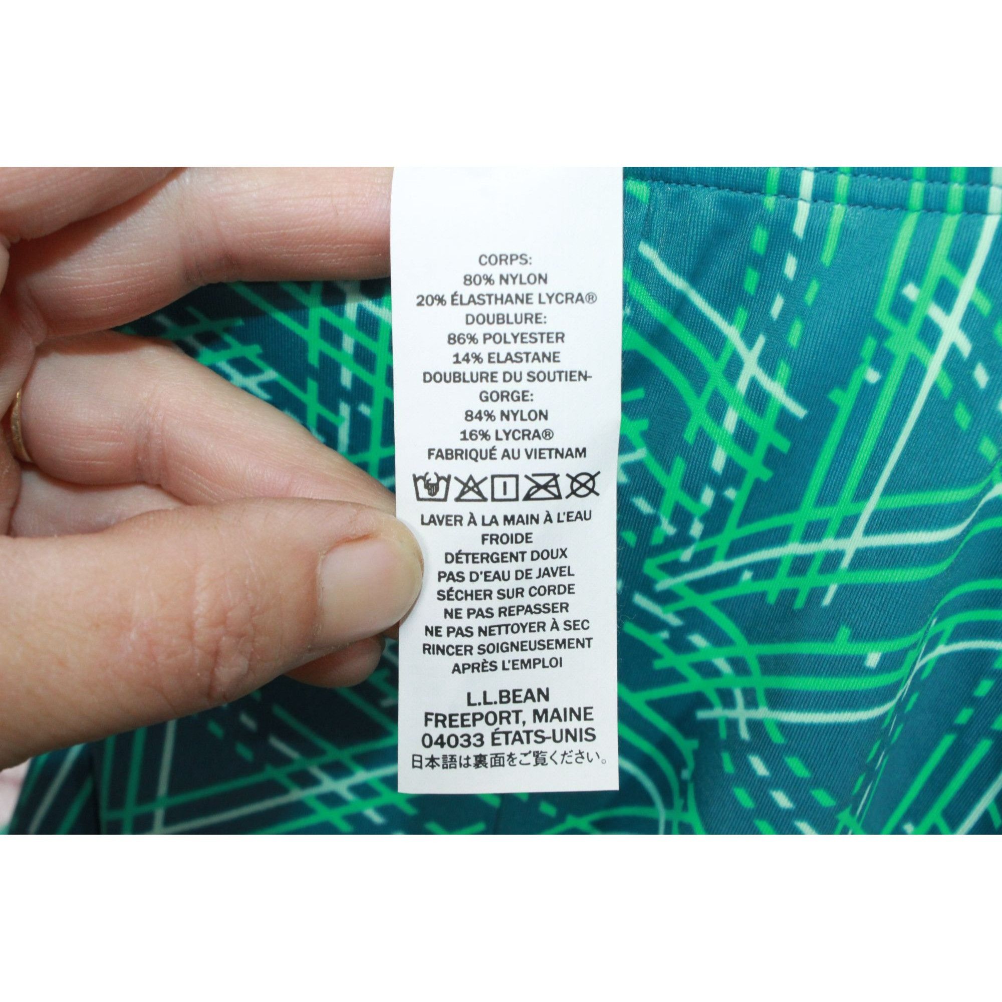 L.L. Bean LL Bean Women's Swimwear Squareneck Tankini Top Size S / US 4 / IT 40 - 9 Thumbnail