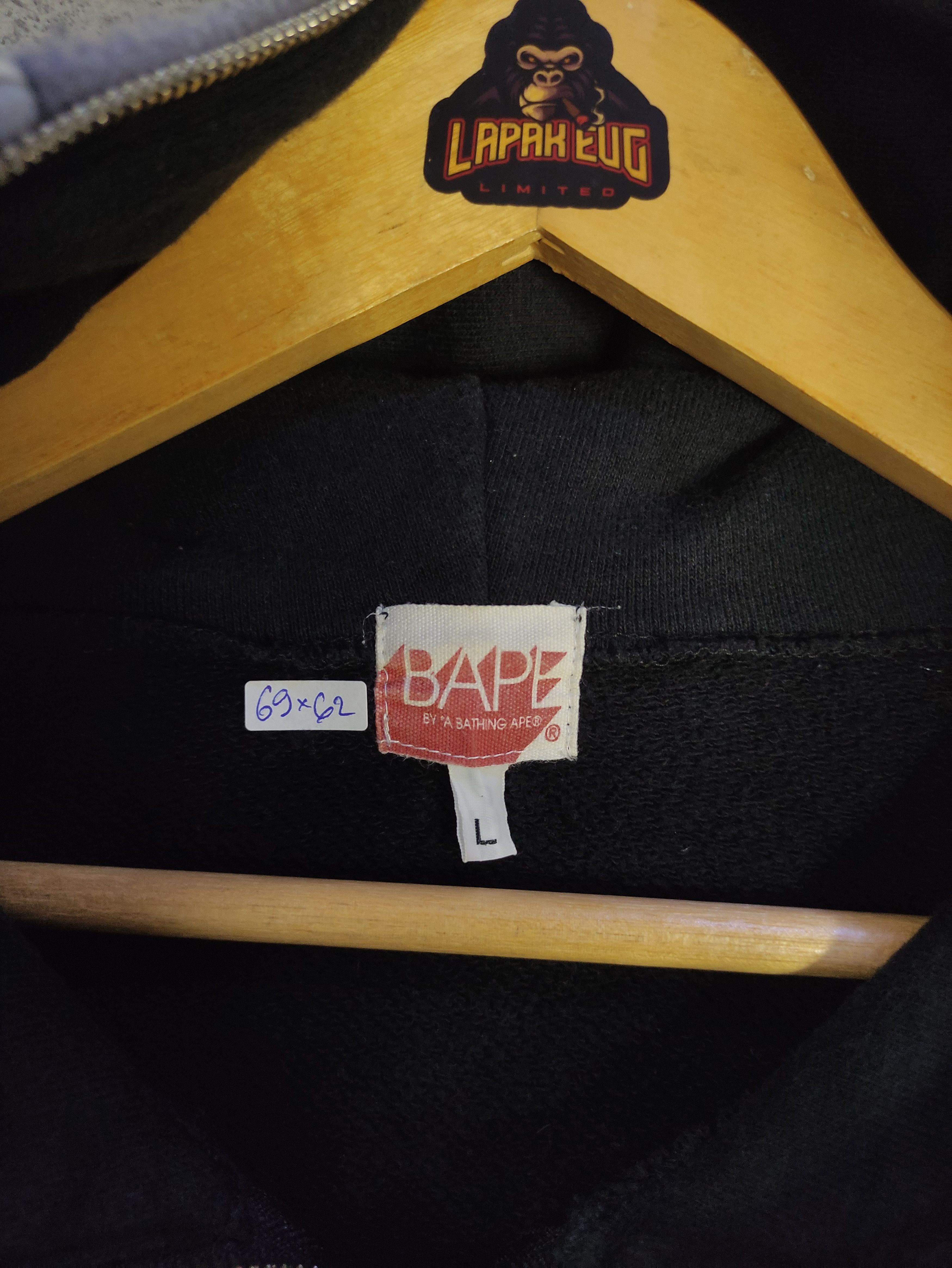 Bape Bape - A Bathing Ape Hoodie Shark Funthera Militia Size US L / EU 52-54 / 3 - 8 Thumbnail