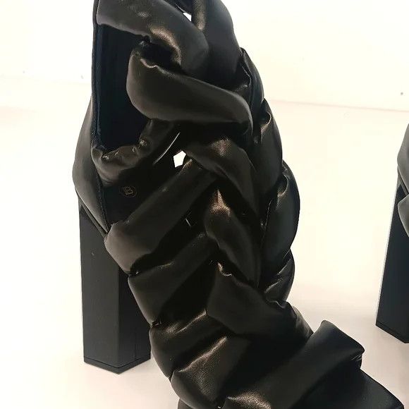 Balmain Balmain Women's Ava Braided Block Platform Pumps - EU37/US7 Size US 7 / IT 37 - 10 Thumbnail