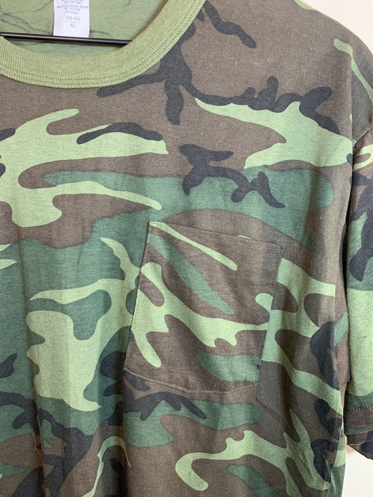 Vintage RARE* Vintage 70’s Camo Camoflage Single Stitch Pocket Shirt Size US XL / EU 56 / 4 - 3 Thumbnail