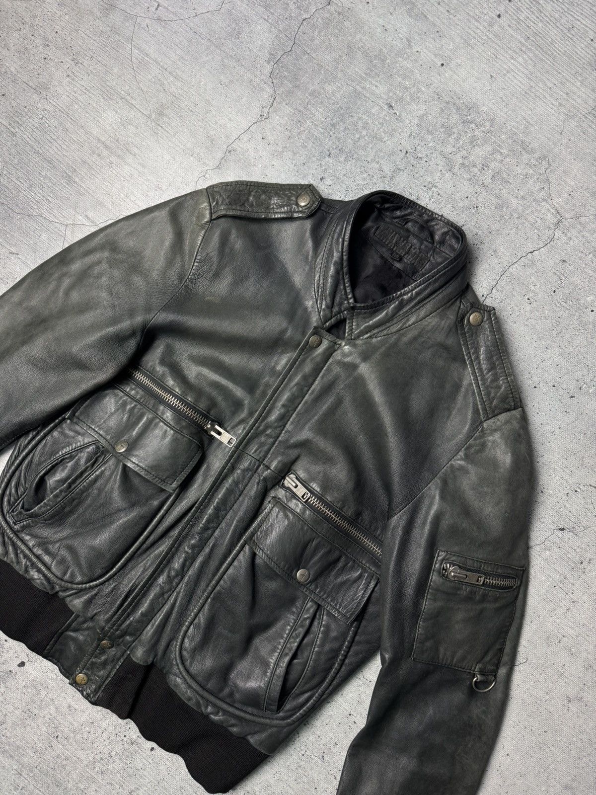 Allsaints Vintage Allsaints Genuine Leather Biker Y2K Jacket M Size US M / EU 48-50 / 2 - 4 Thumbnail