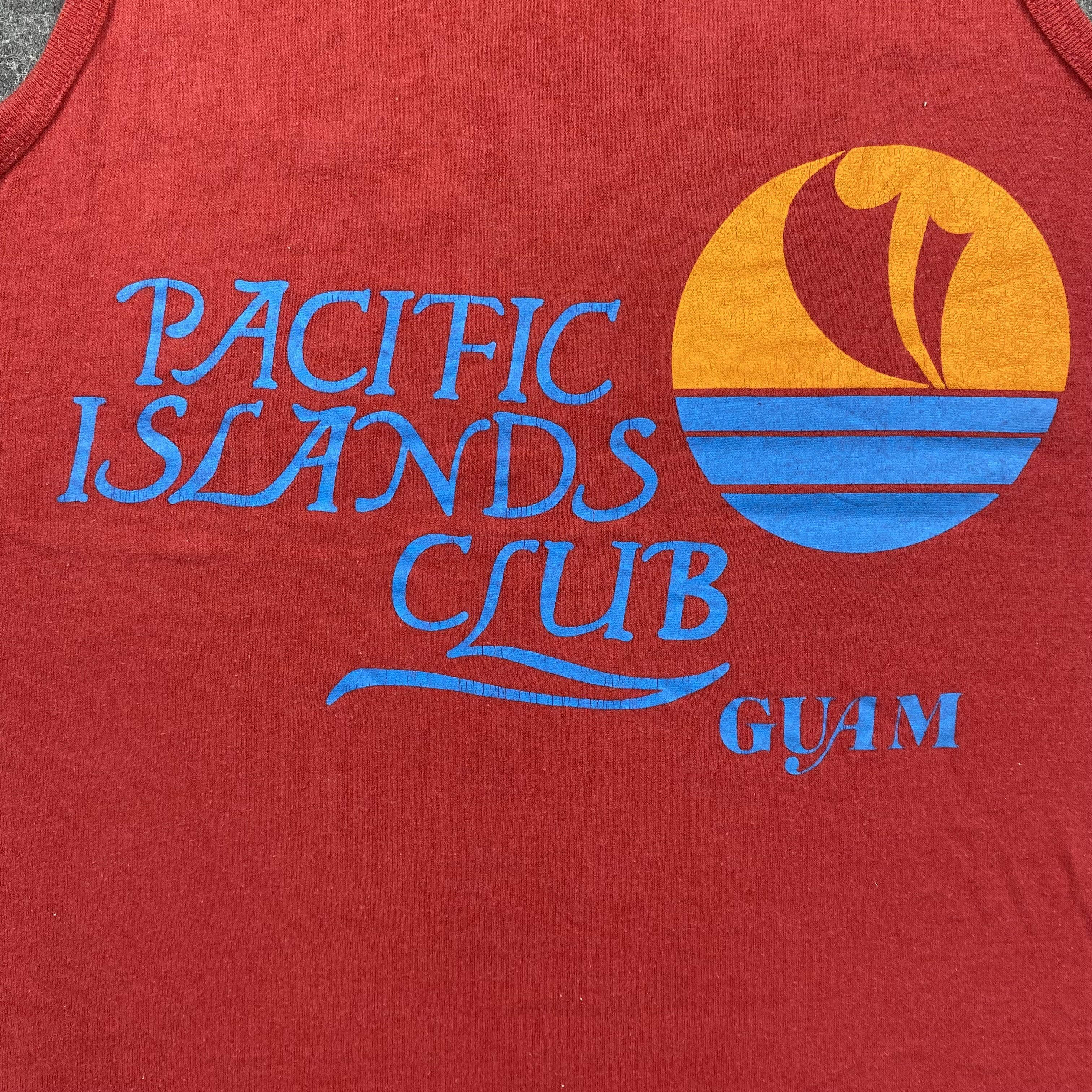 Vintage Vintage Pacific Islands Club Made Red Single -M094 Size US S / EU 44-46 / 1 - 4 Thumbnail