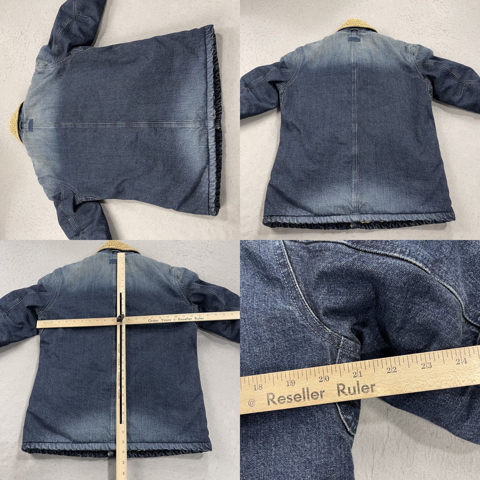 Simon Miller SIMON MILLER Jacket Adult Small? 1 Made Japan Reversible Sherpa Trucker Denim Size US S / EU 44-46 / 1 - 8 Thumbnail