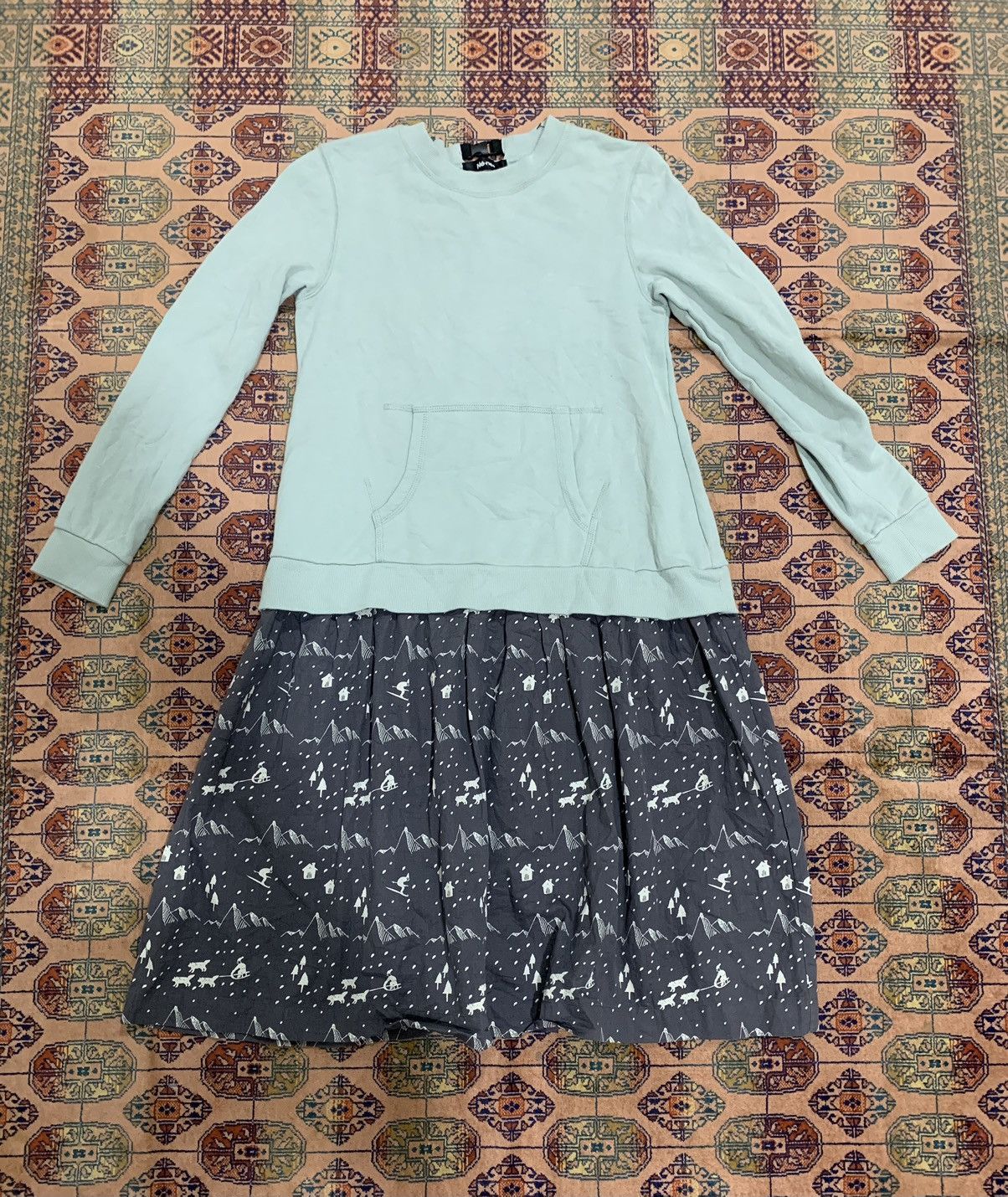 Ne-Net VINTAGE NE-NET DRESS SWEATSHIRT LONG ISSEY MIYAKE Size US M / EU 48-50 / 2 - 1 Thumbnail