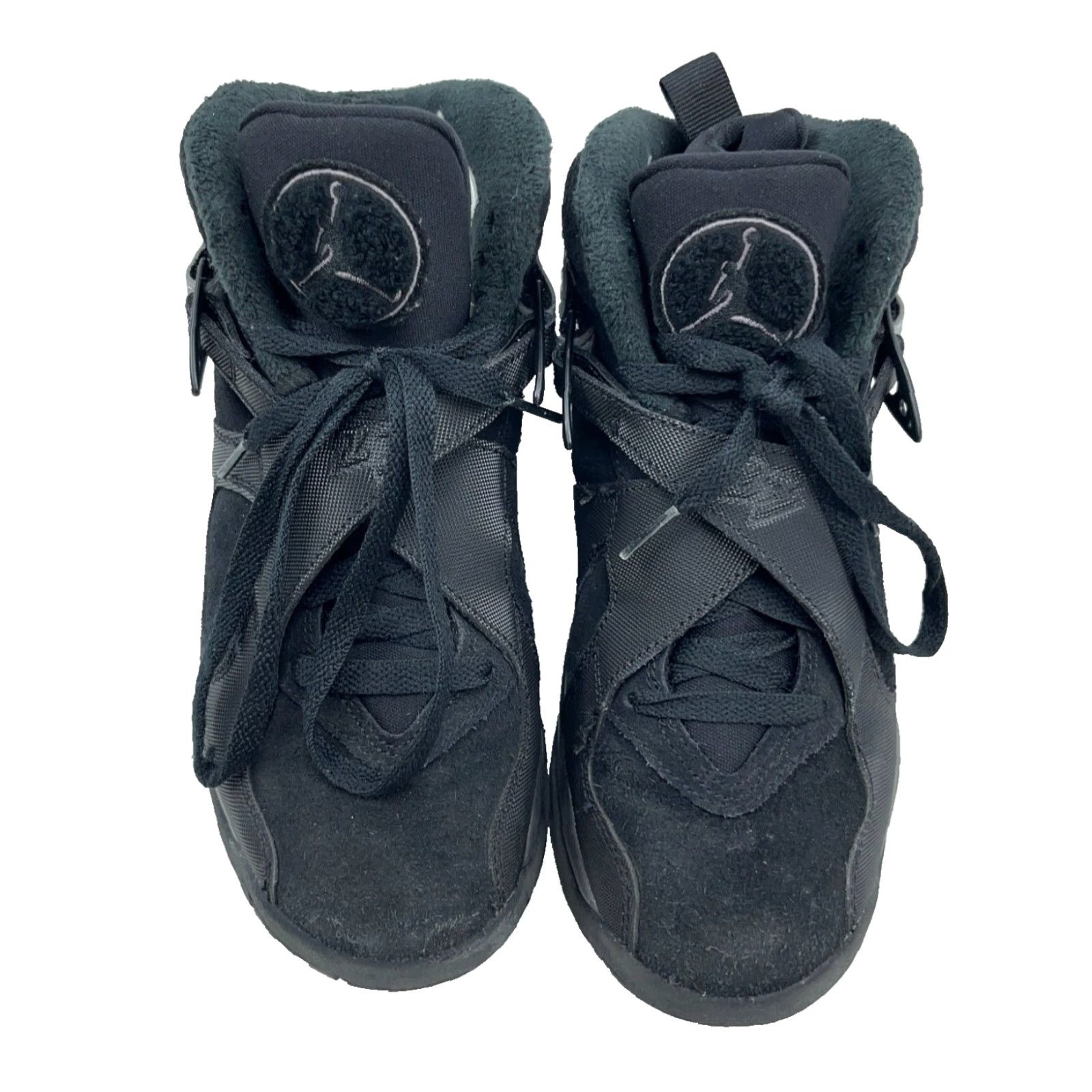 Jordan Brand Air Jordan 8 Retro Sneaker Men Size 5Y Black/Gunsmoke-Metallic Silver FN5190 001 Size ONE SIZE - 5 Thumbnail