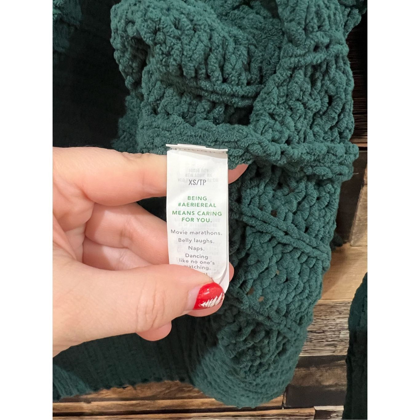 Other Aerie Cable knit Quarter Zip Sweater Forest green oversized Size XS / US 0-2 / IT 36-38 - 5 Thumbnail