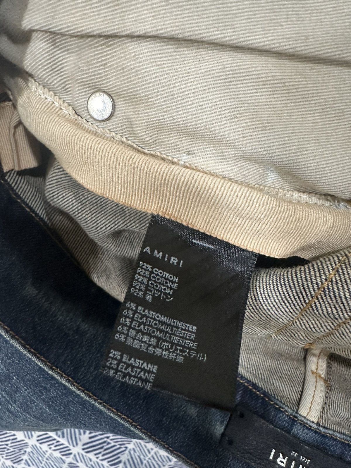 Amiri Amiri Deep Classic Blue Jeans Size US 32 / EU 48 - 5 Thumbnail