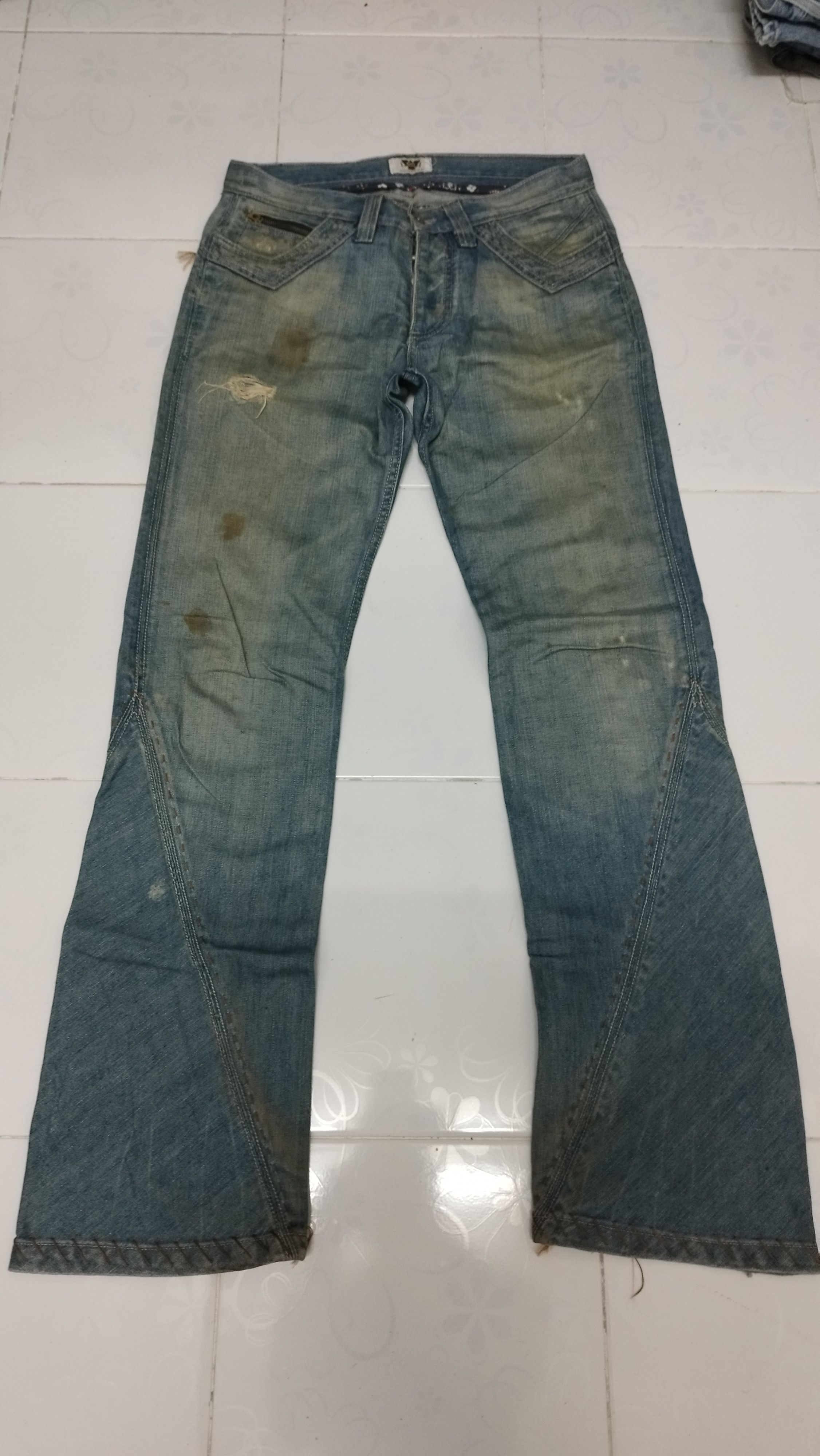Antik Denim × Cowboy Equipment × Le Grande Bleu (L.G.B.) ANTIK DENIM flare Size US 32 / EU 48 - 2 Thumbnail