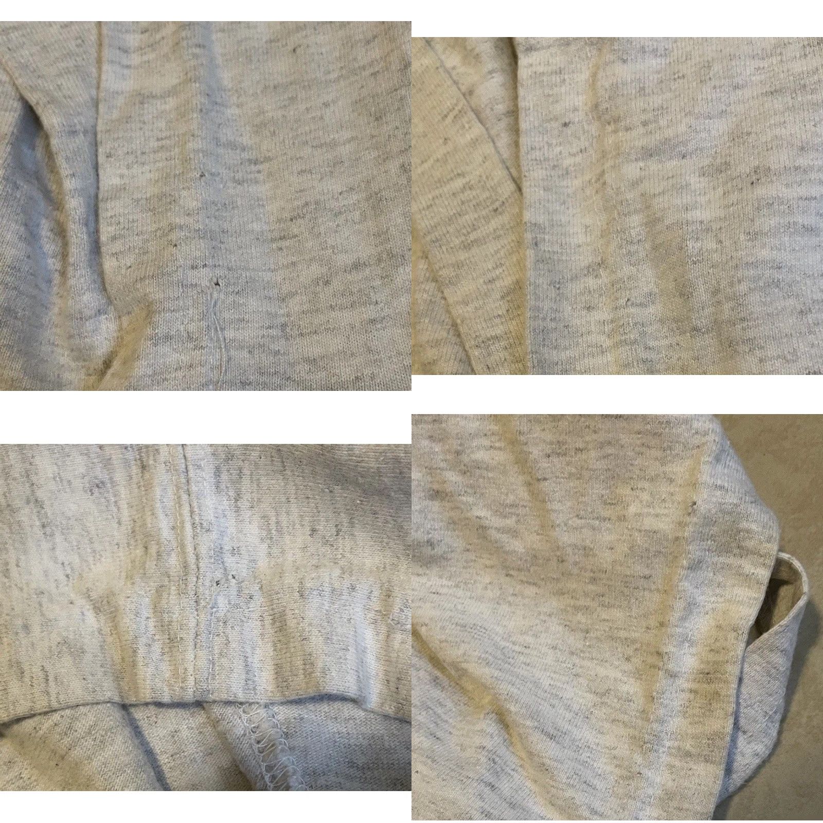 Vintage VINTAGE Dallas Cowboys Hoodie Shirt XL Gray 90s Faded Grunge Football NFL College Men Long Sleeve Striped Single Stitch USA USA Fans Size US XL / EU 56 / 4 - 8 Thumbnail