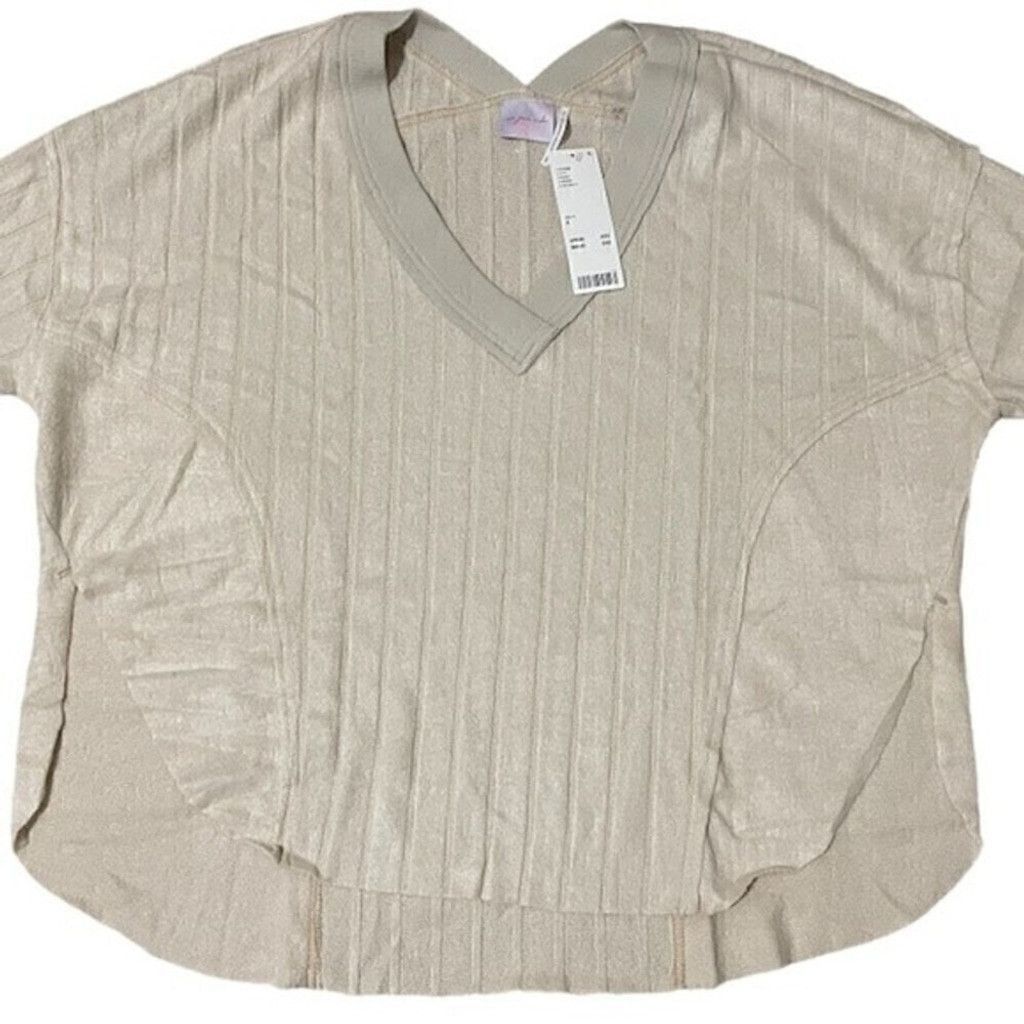 Urban Outfitters Urban Outfitters Neutral V-Neck Pullover, Relaxed Fit, Small Size S / US 4 / IT 40 - 4 Thumbnail