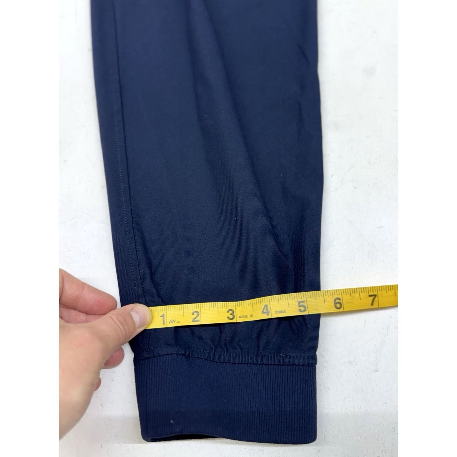 Lululemon Lululemon ABC Warpstreme Jogger Sweat Pants True Navy 30” Inseam Men M Athletic Jogger Series ABC Warpstreme Jeans? Size US 31 - 5 Thumbnail