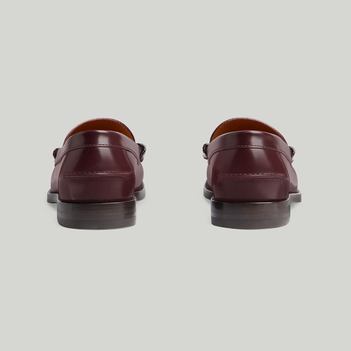 Gucci o1s1wg110125 Interlocking G Loafers in Burgundy Size US 14 / EU 47 - 3 Thumbnail