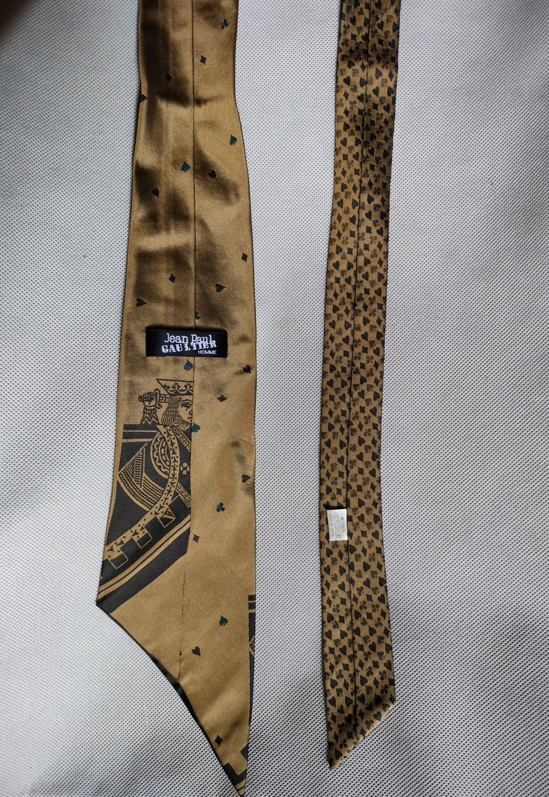 Art Comes First ‘King of hearts’ overprint silk tie Size ONE SIZE - 3 Thumbnail