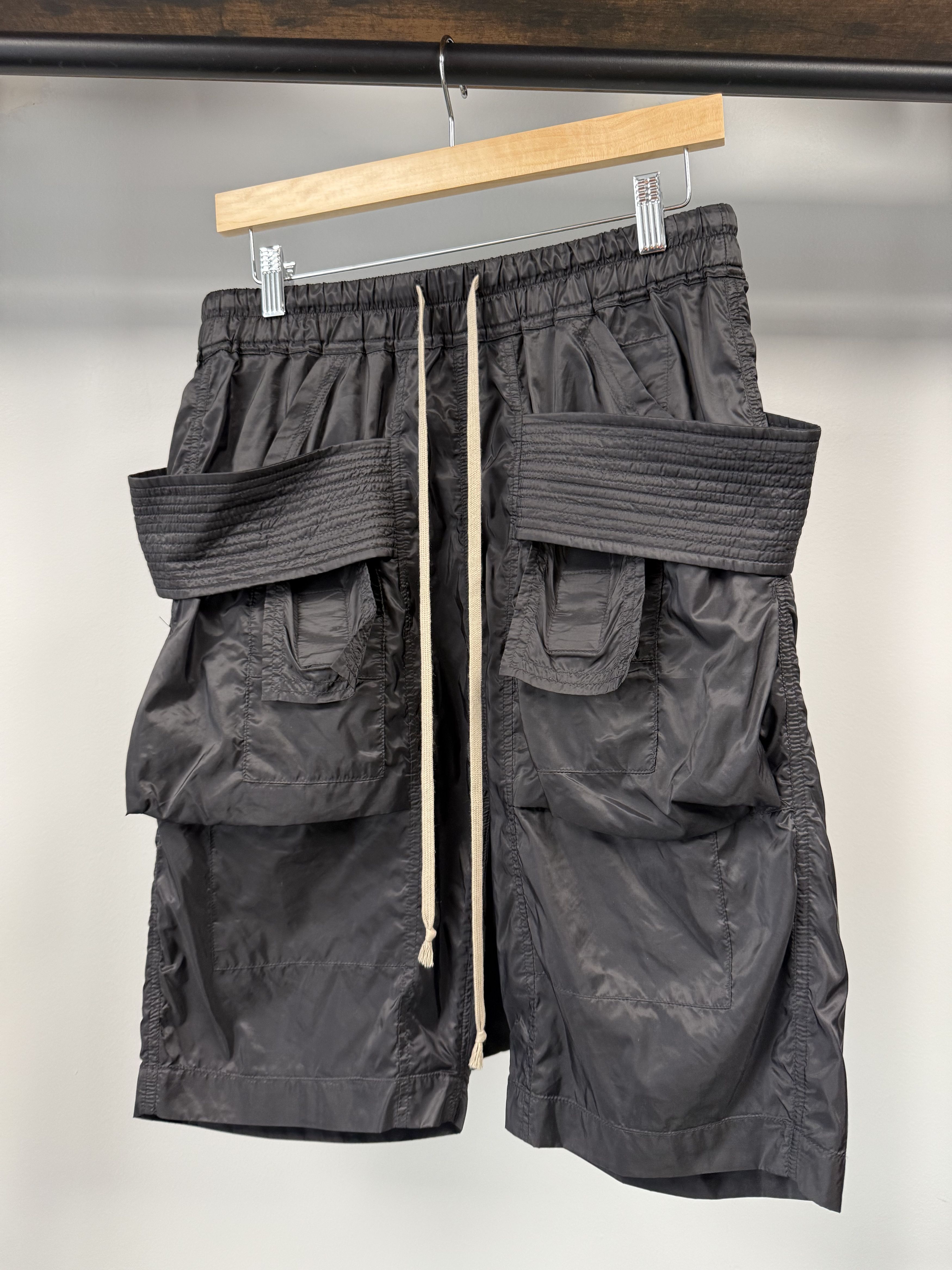 Rick Owens Rick Owens Creatch Cargo Shorts "Black" - S Size US 32 / EU 48 - 3 Thumbnail