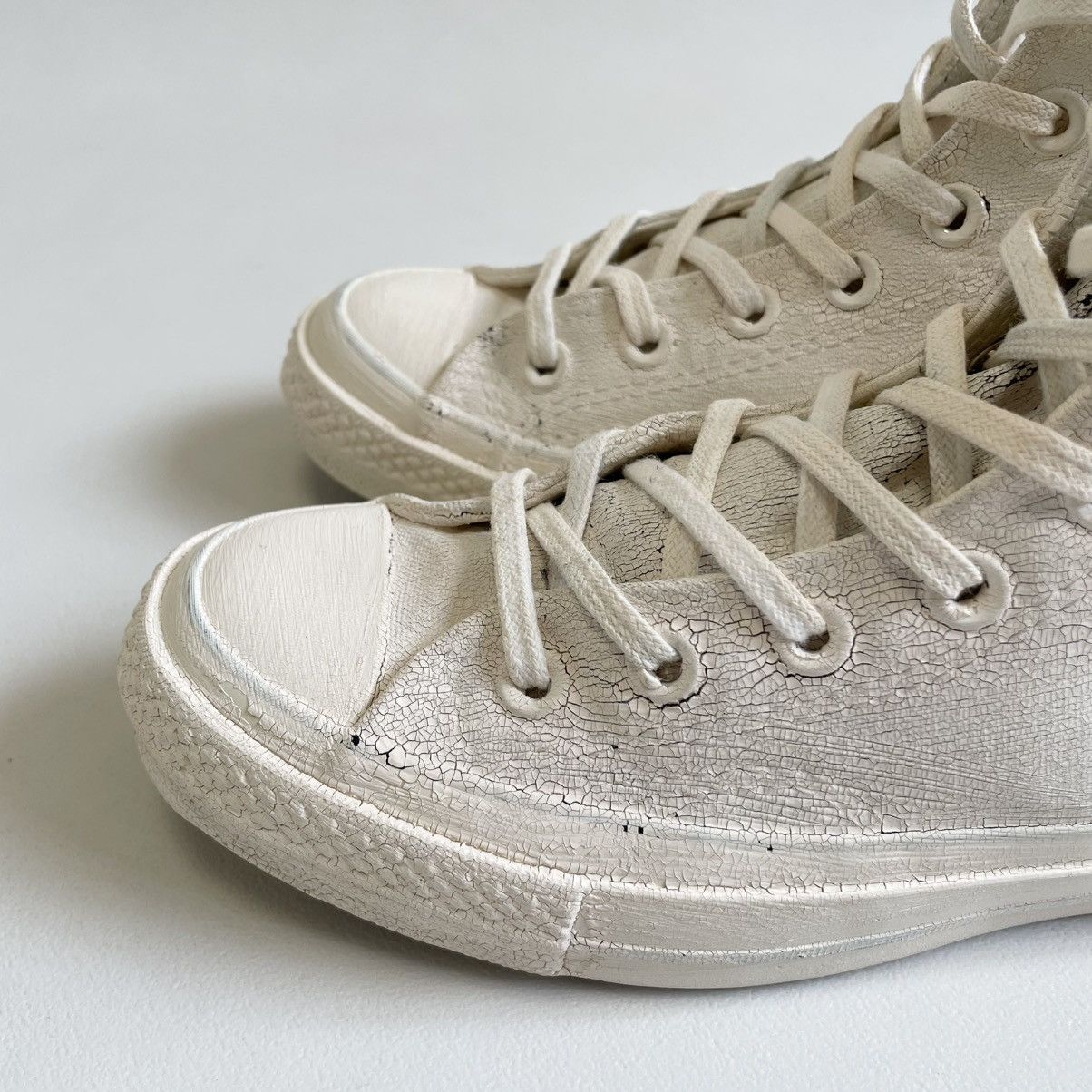 Maison Margiela S/S 14 Painted ‘Chuck Taylor All Star’ Sneakers Size US 7 / IT 37 - 4 Thumbnail