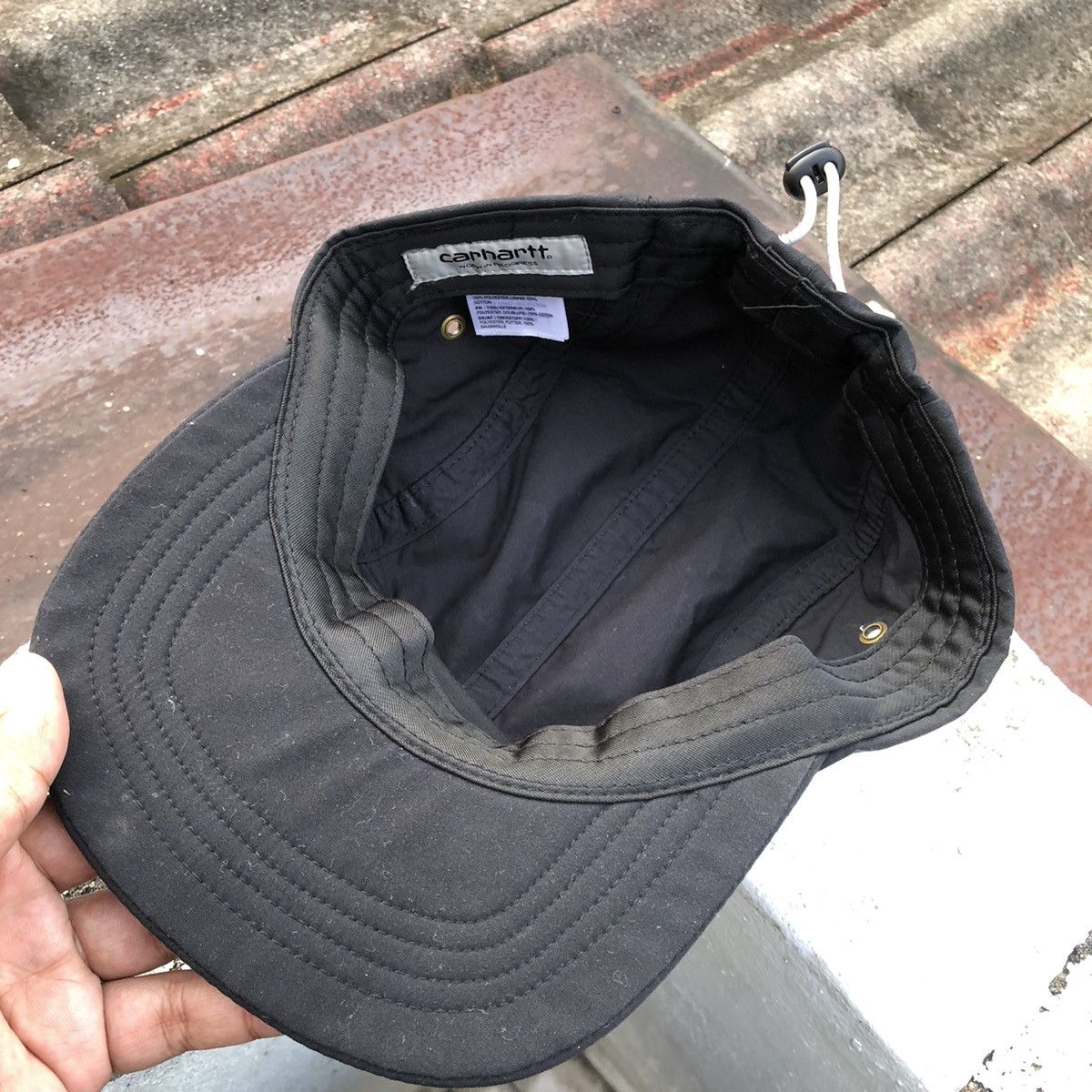 Carhartt Kilda Cap | Carhartt WIP | Black Reflective 5 Panel Hat, Size ONE SIZE - 8 Thumbnail