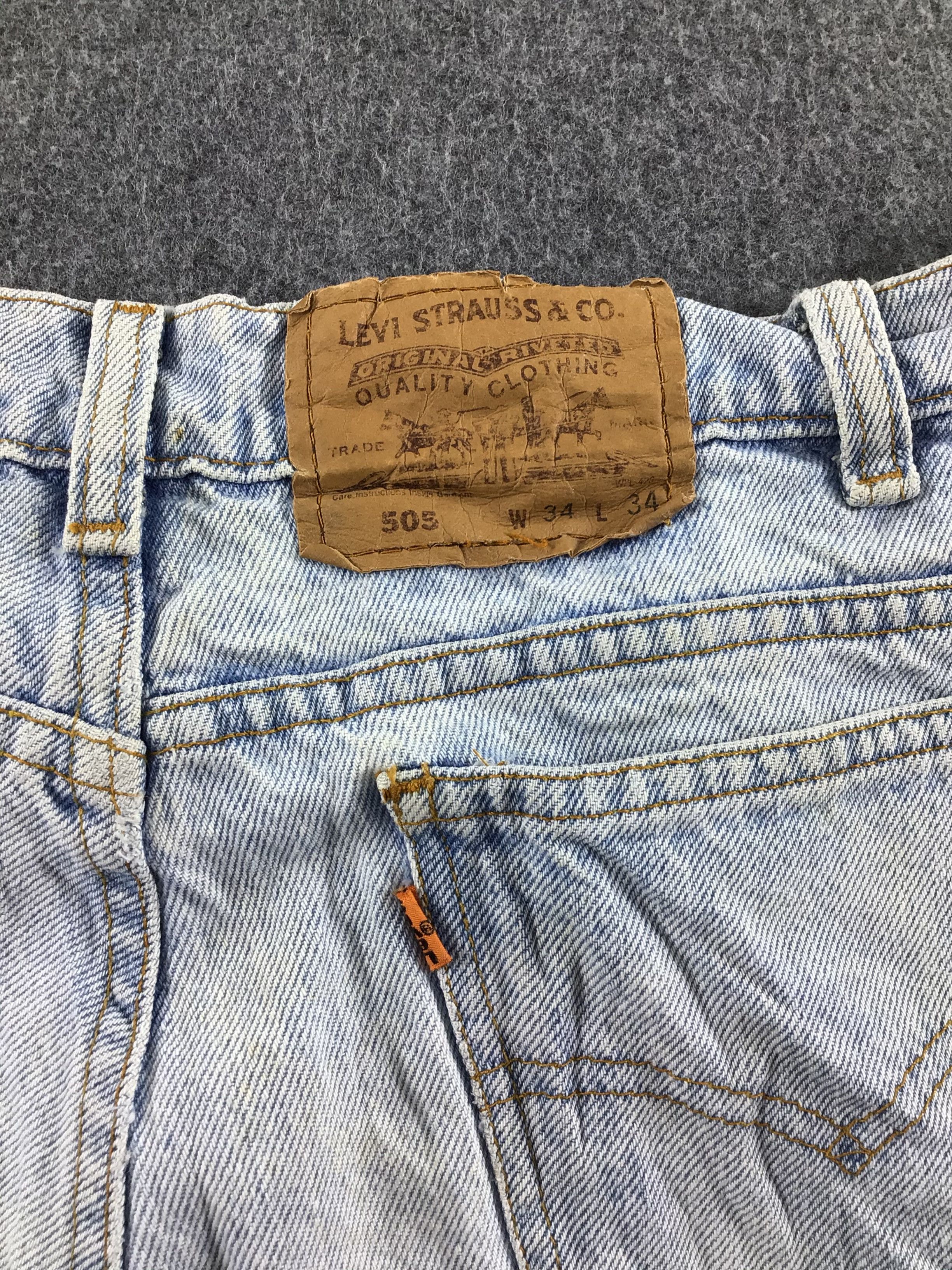 Levi's Vintage Levis 505 Jeans Levi's Orange Tab Denim -J410 Size US 32 / EU 48 - 5 Thumbnail